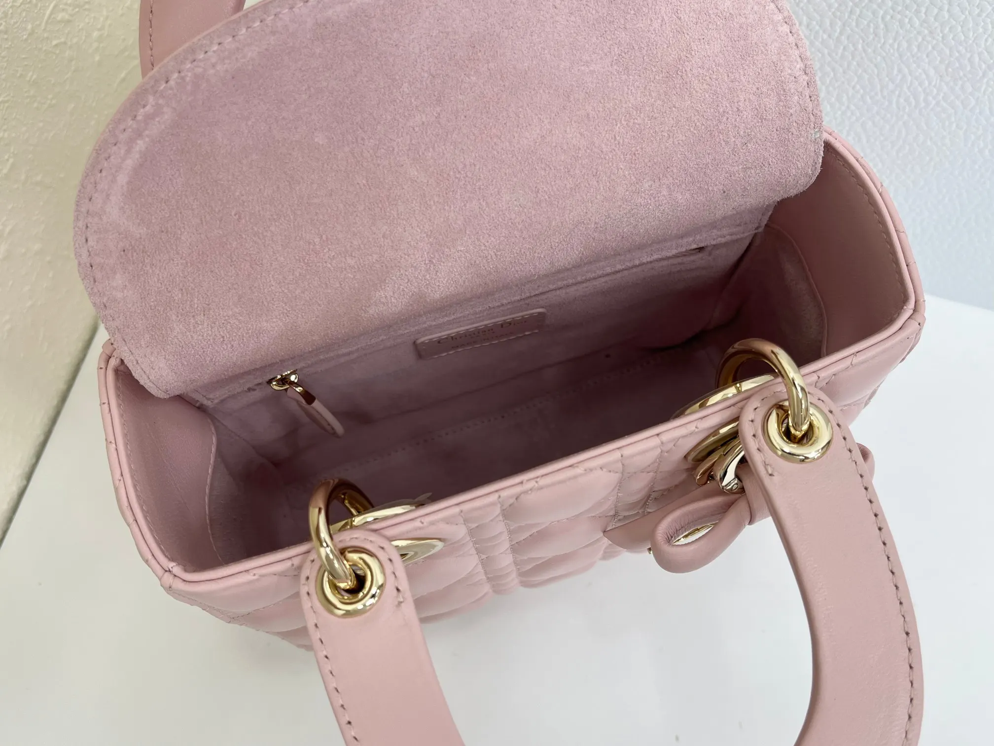 Dior My ABCDior Pink Lambskin Handbag