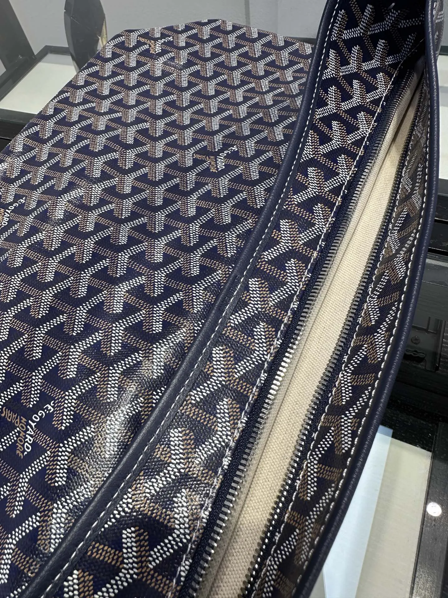 Goyard Hobo 戈雅 狗牙 腋下包 宝蓝 四季衣橱的 隐 复古腋下背款