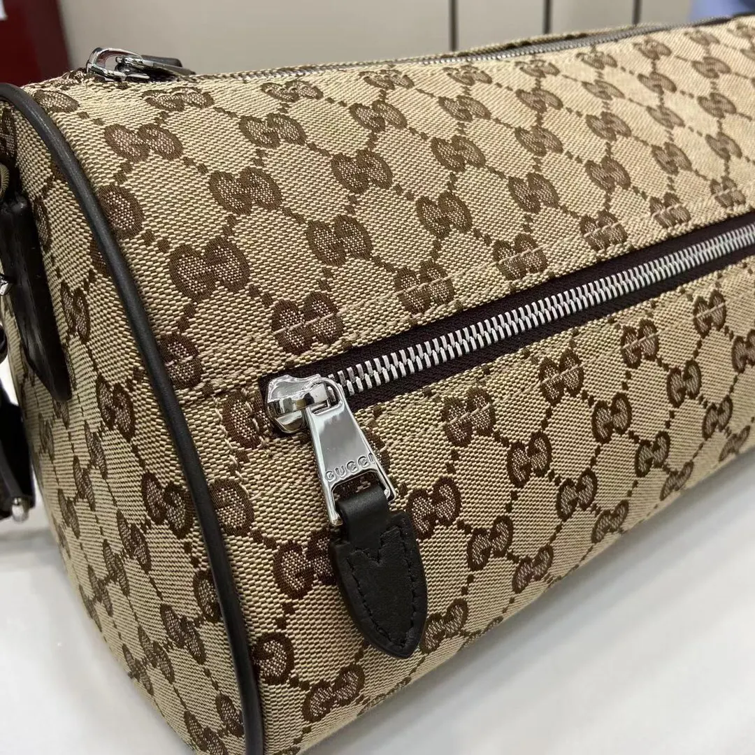 Brown Fashion Item Travel Canvas