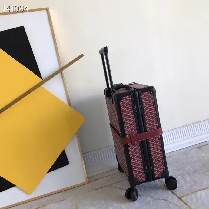 Goyard 戈雅 行李箱 拉杆箱 時尚新宠 復古形的 旅行拉杆款 輕便出行款
