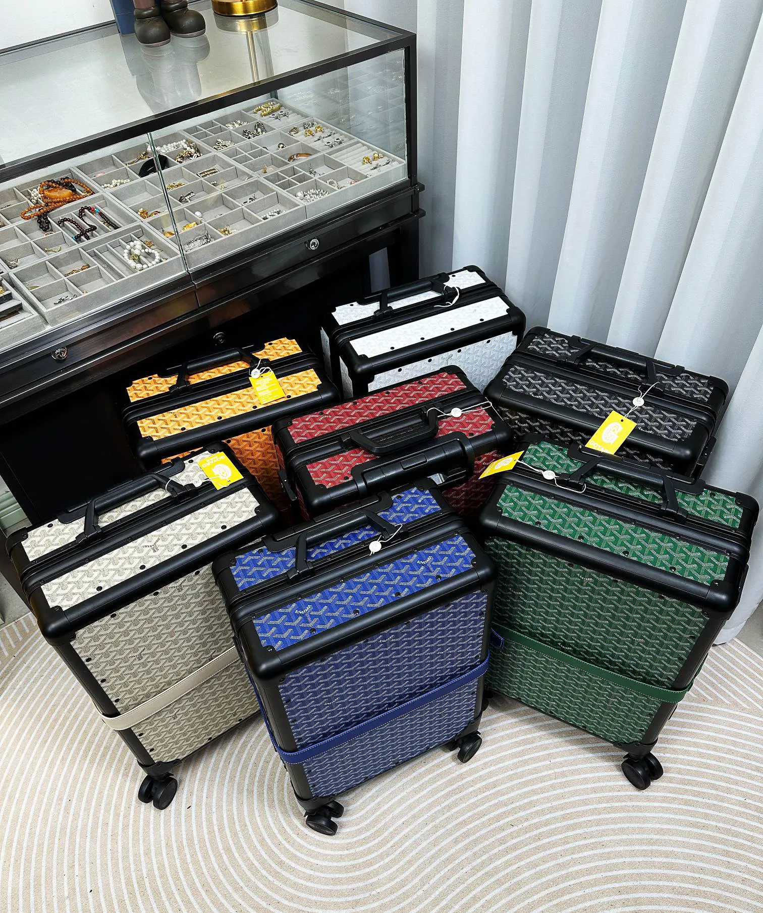 Goyard 戈雅 行李箱 拉杆箱 時尚新宠 復古形的 旅行拉杆款 輕便出行款