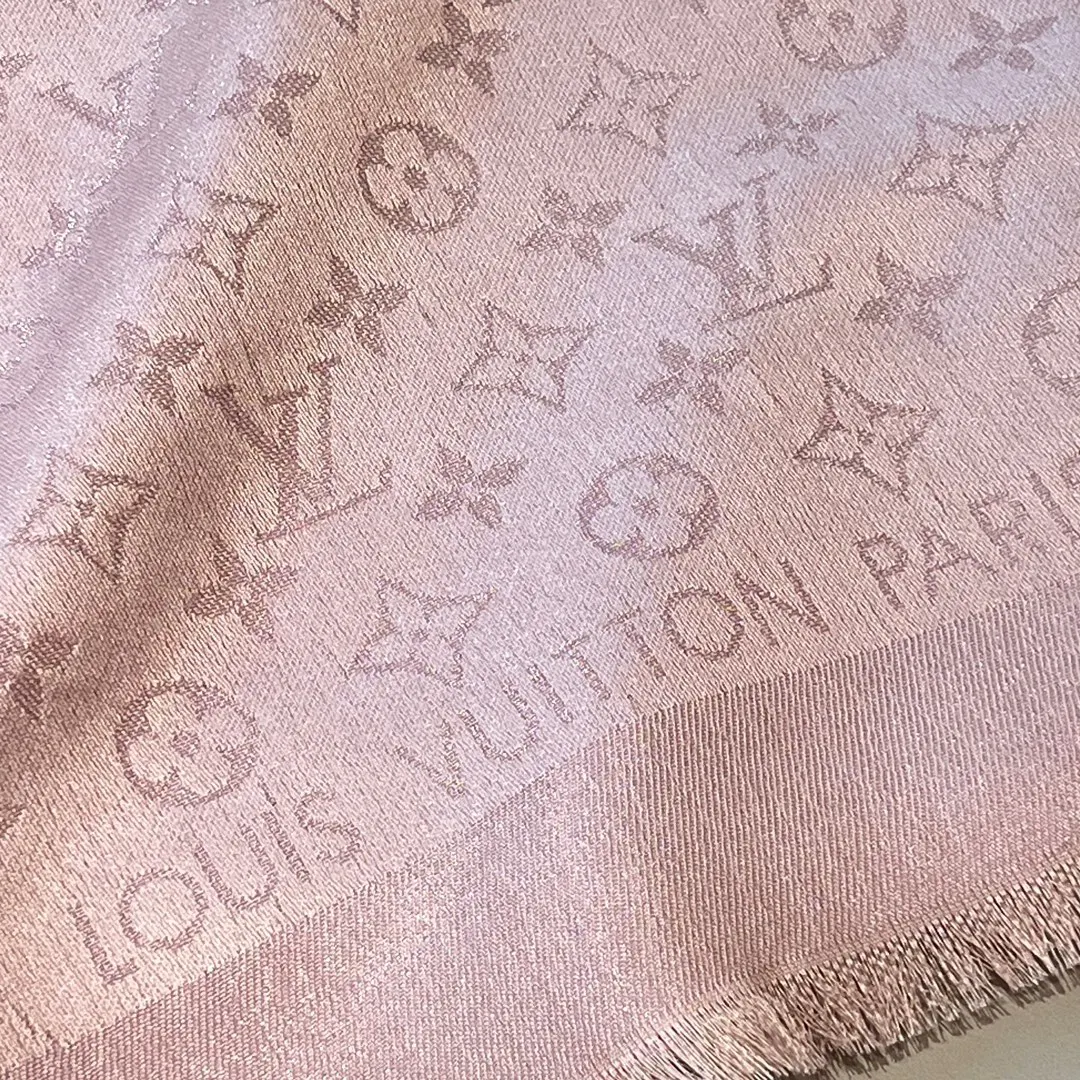 Louis Vuitton 粉色 Mo披肩 保暖披肩 围巾