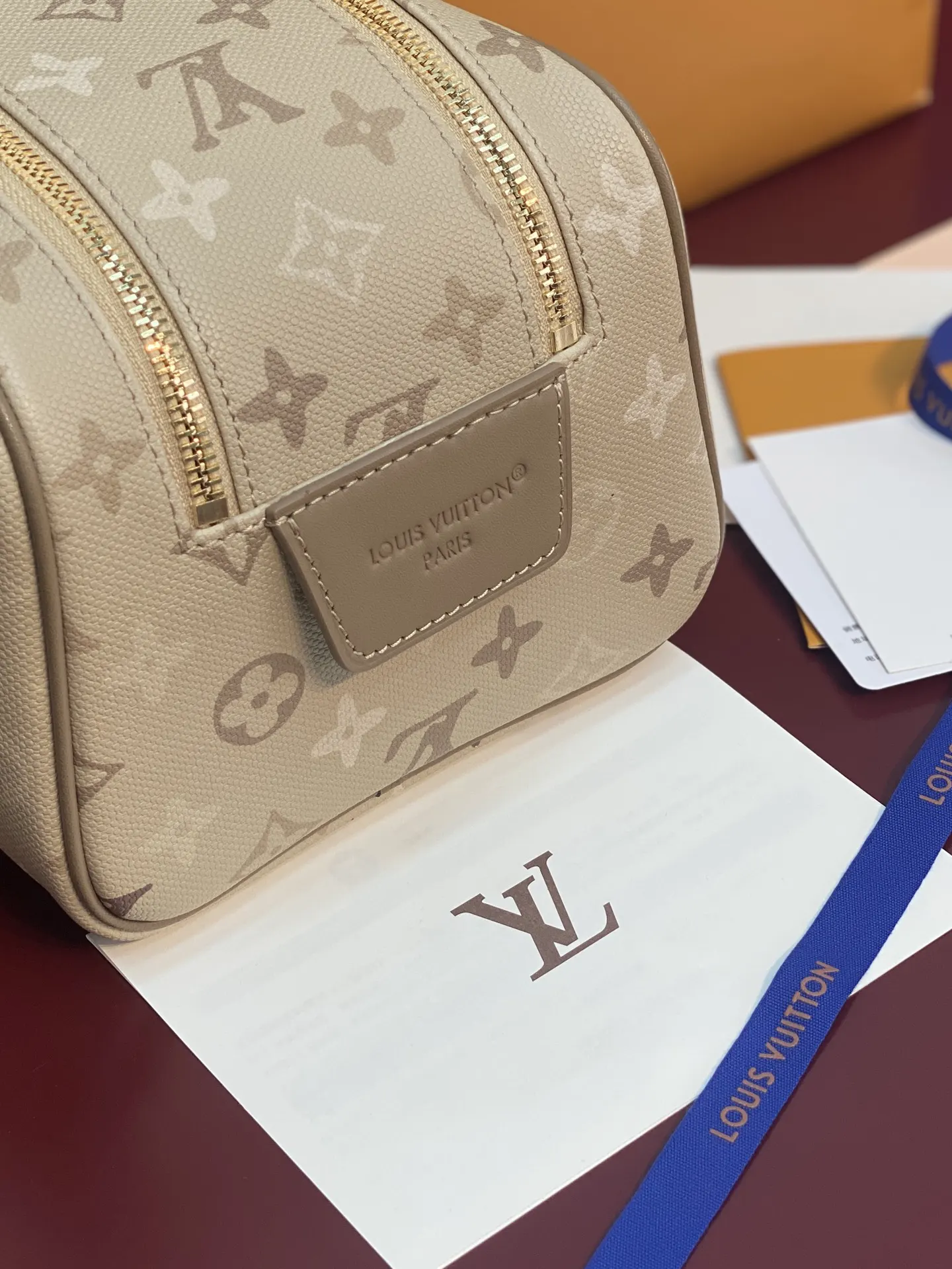 Cosmetic Pouch Leather