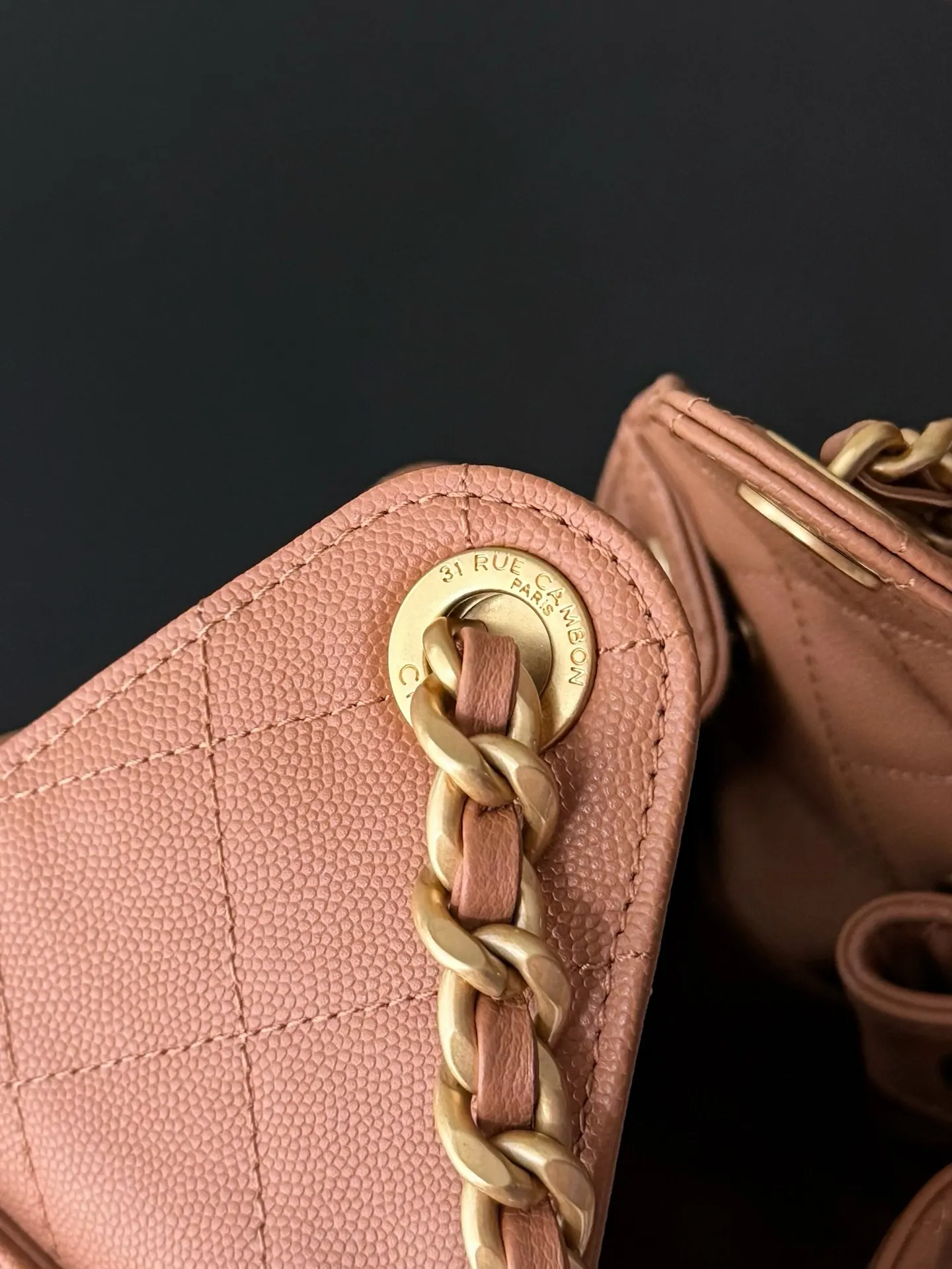 Chanel Hobo Shoulder Bag Vintage Leather
