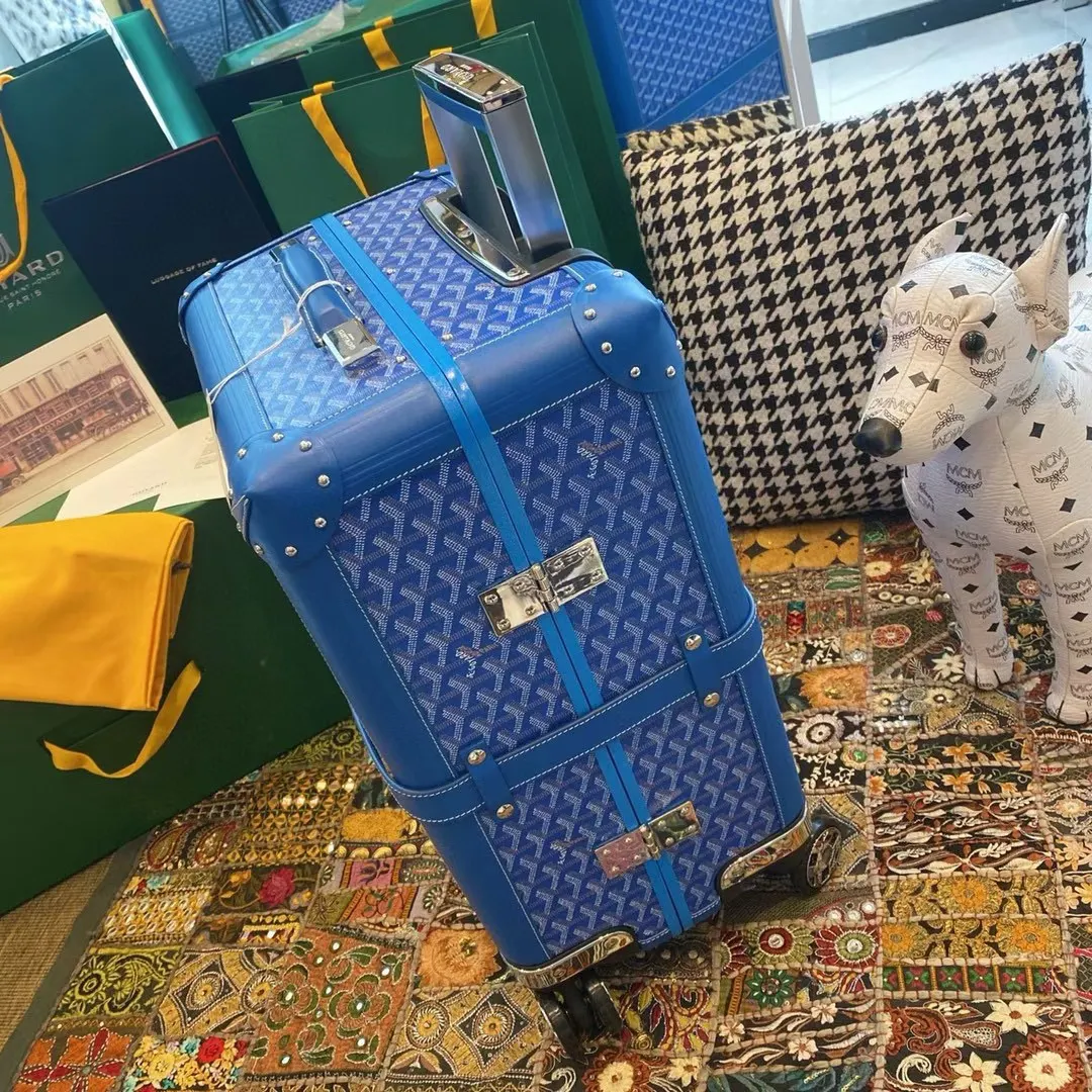 老花 帆布 送礼首选 行李箱 旅行拉杆款 輕便出行款