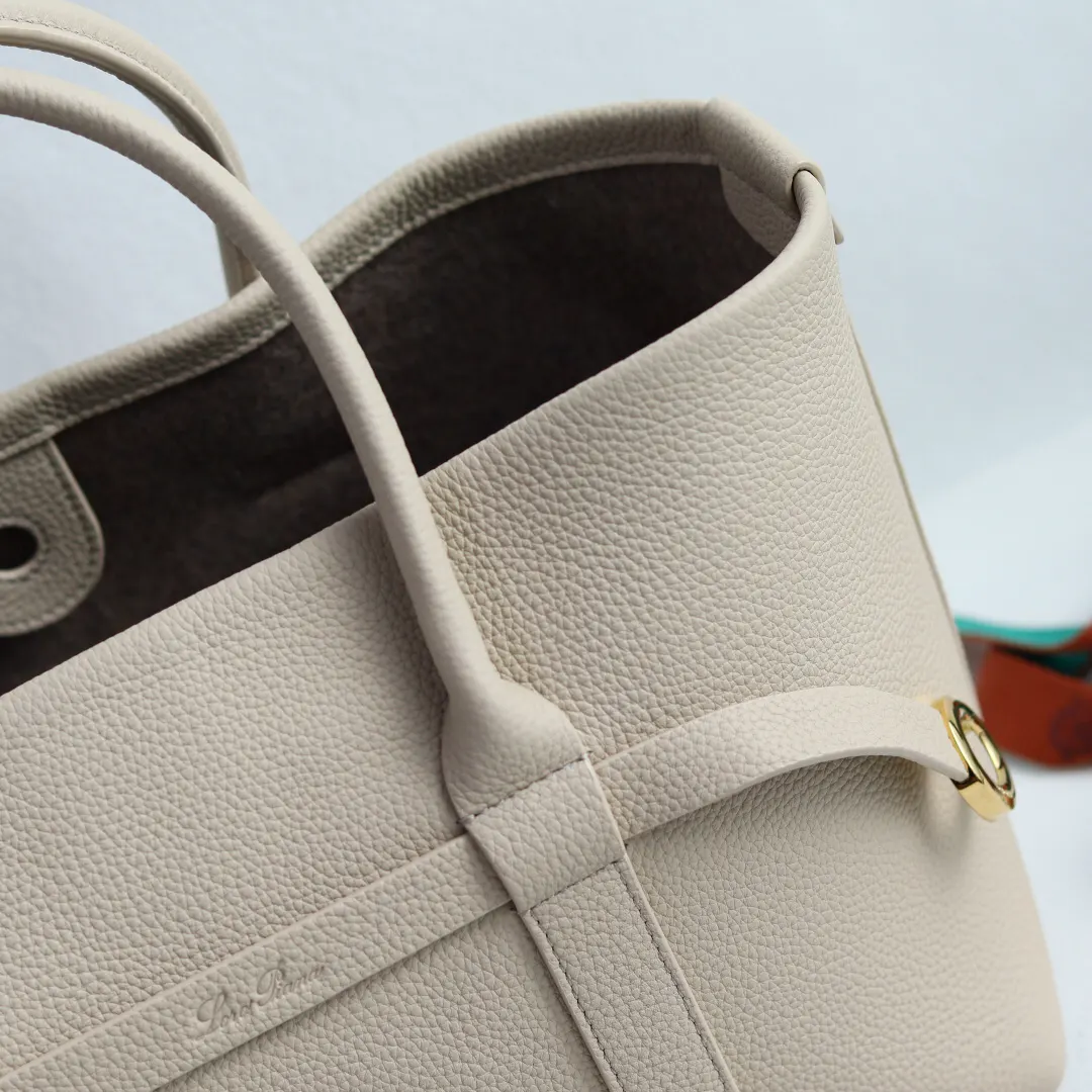 皮革 Loro piana Ghiera 手提包 通勤手提款