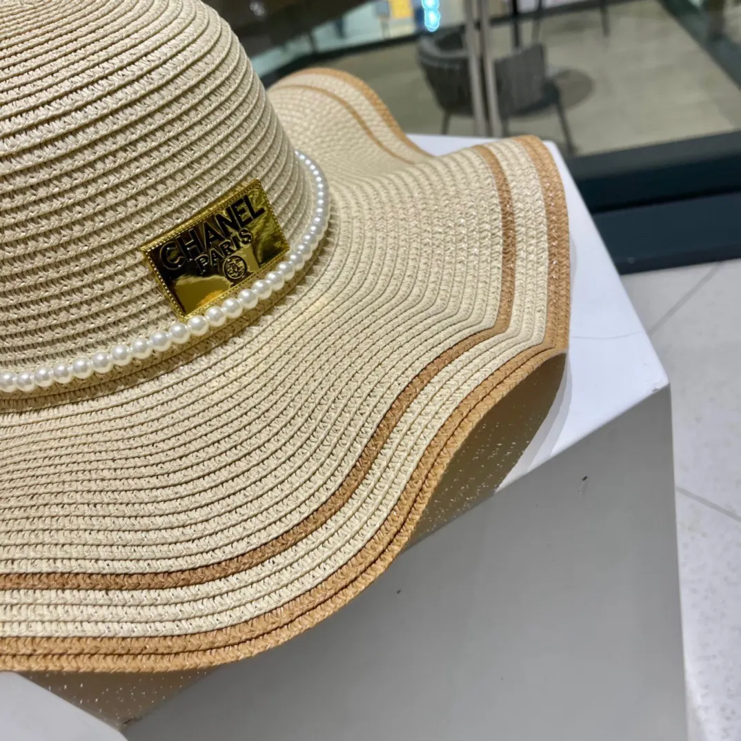 Chanel 遮阳 草帽 度假遮阳 帽子