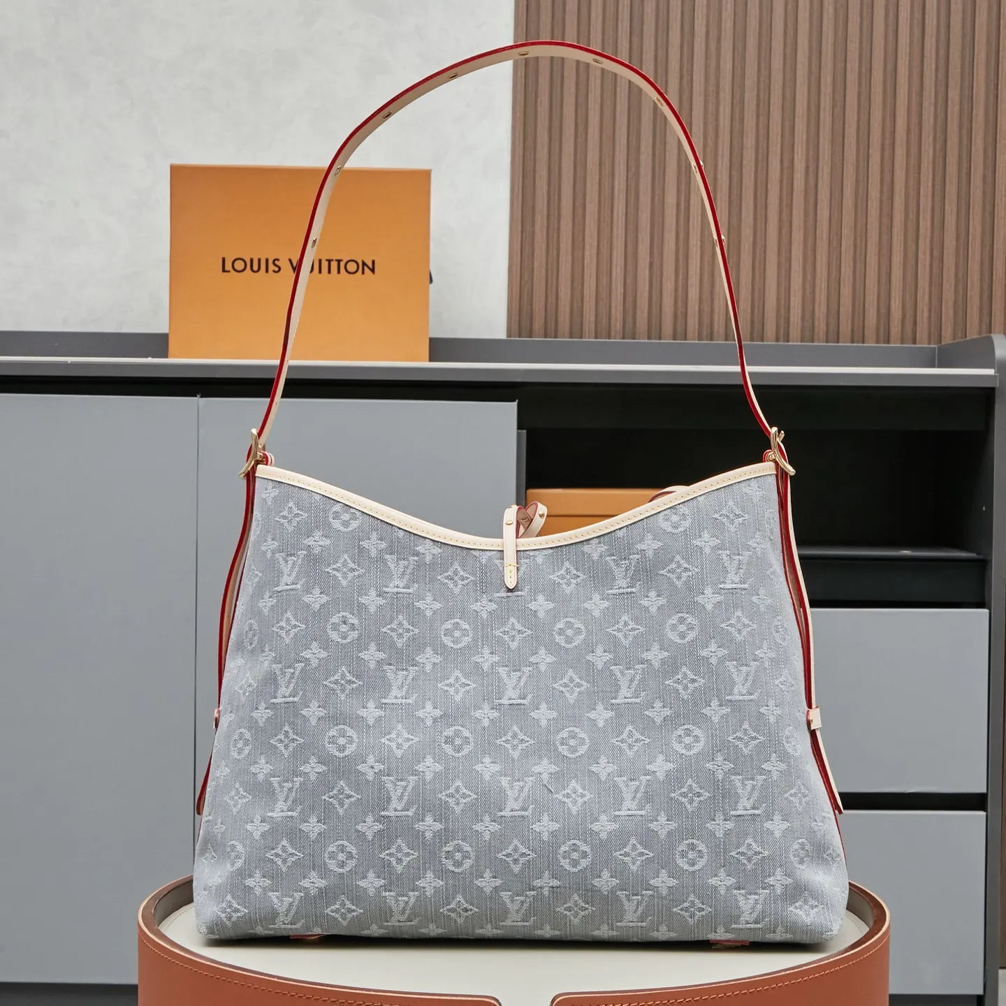 LV CarryAll 灰色 牛仔 Mo收纳包 旅行收纳款