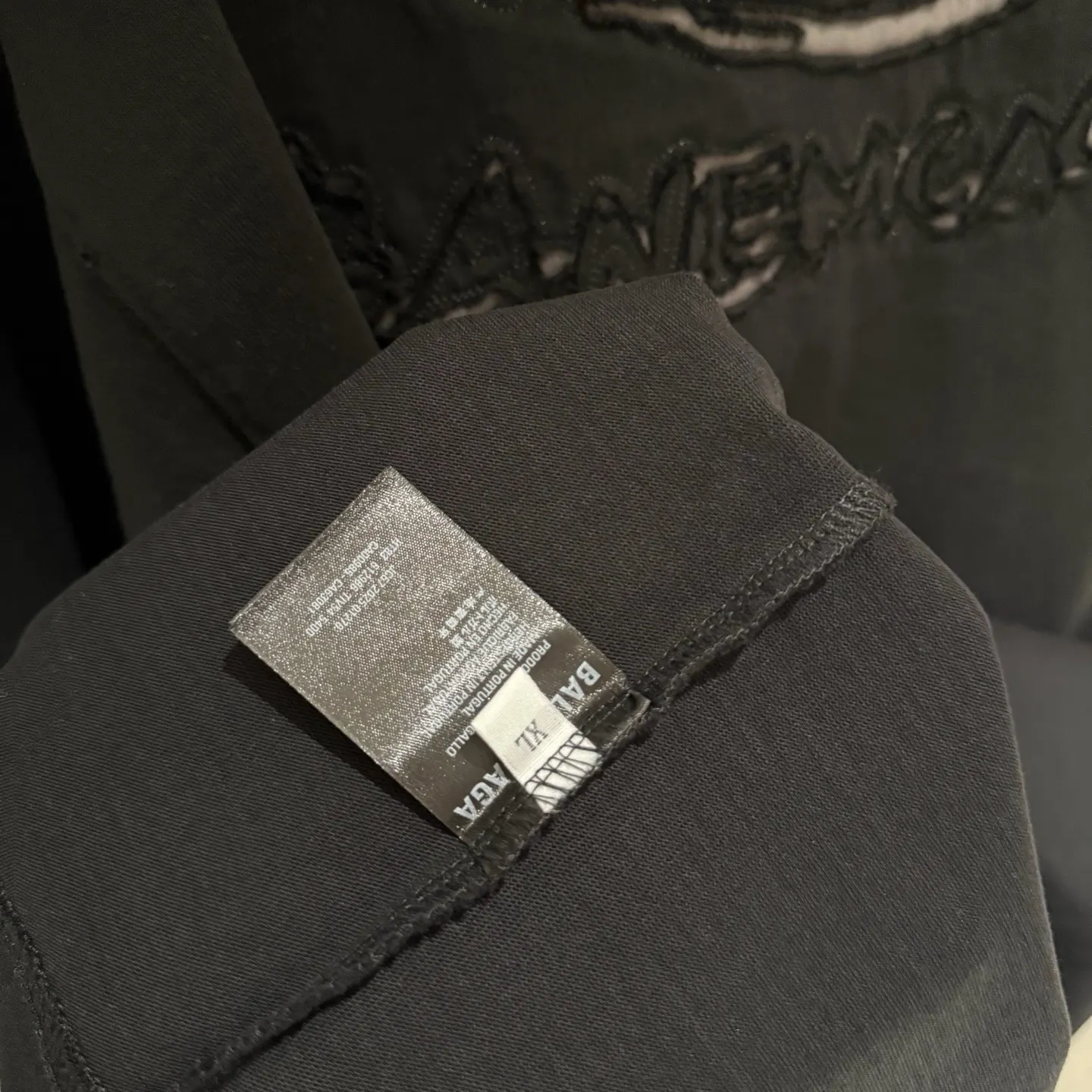 Balenciaga 25SS 刺繡 純棉 短袖T恤