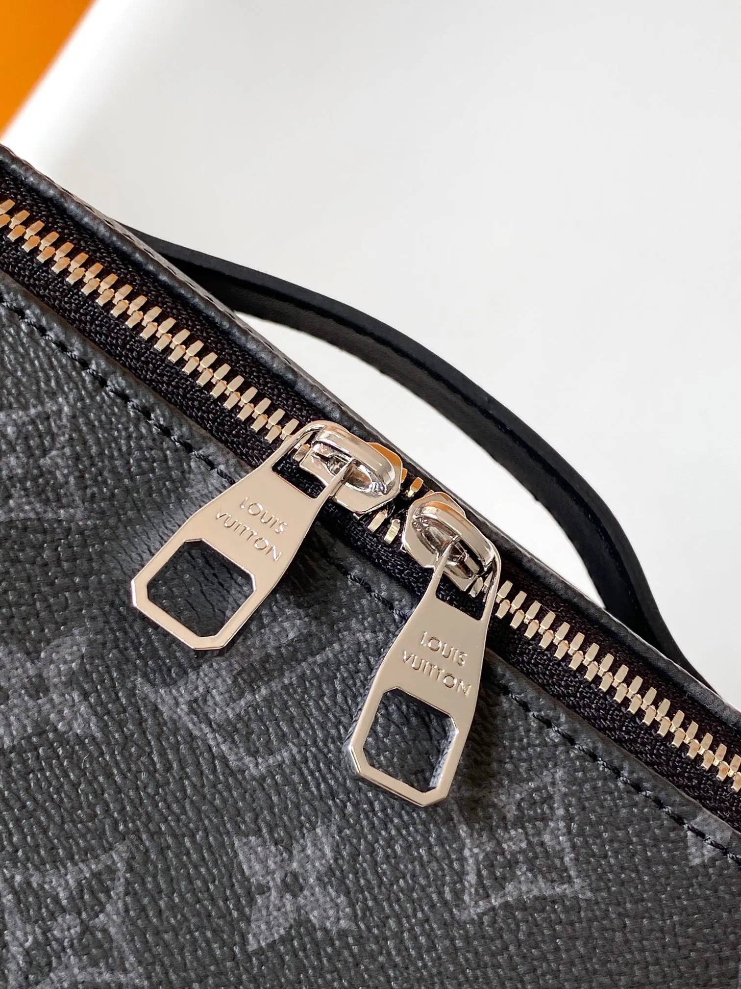 Monogram Organizer Pouch Travel Canvas