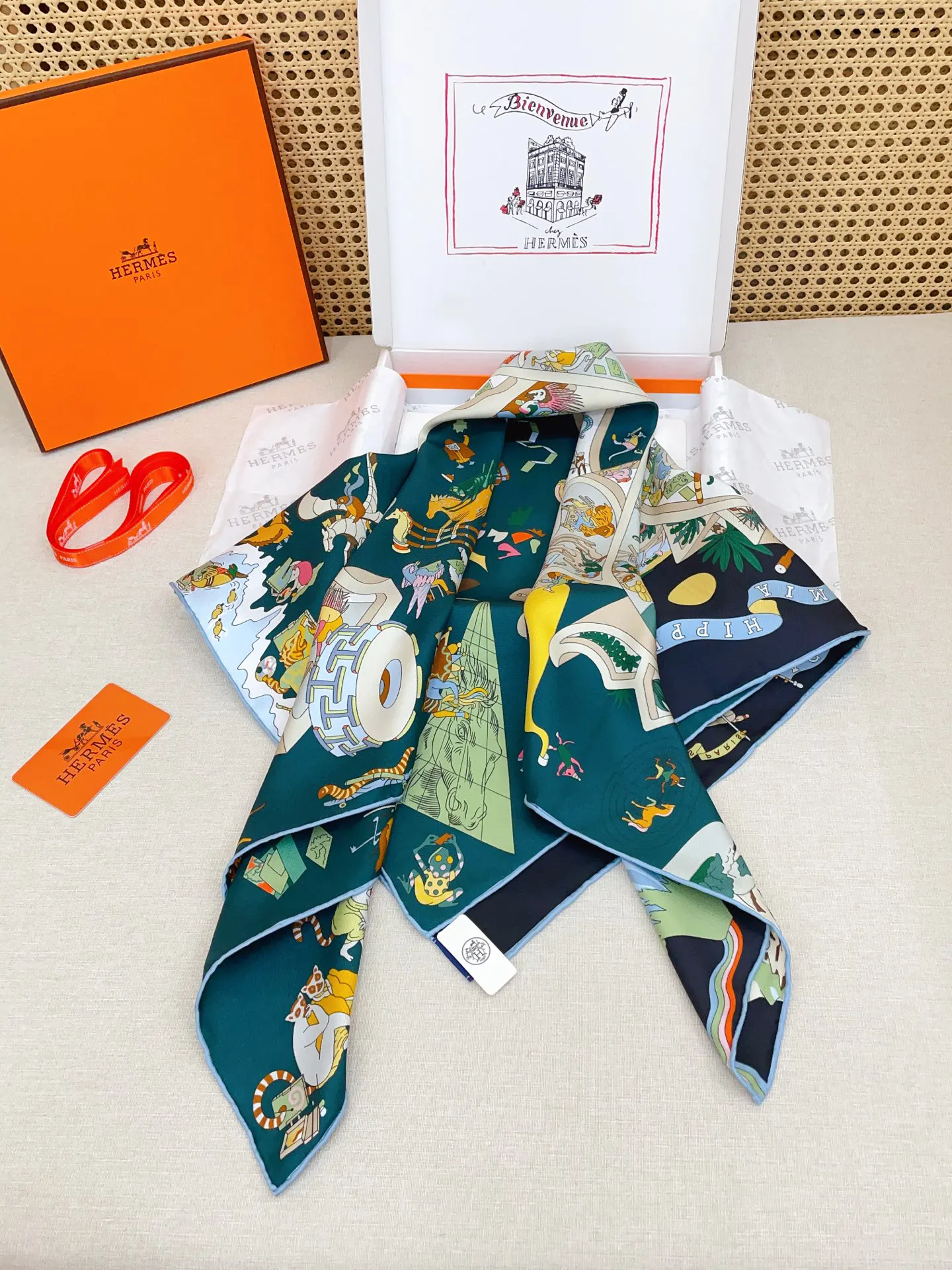 Hermès 丝巾 精致配饰