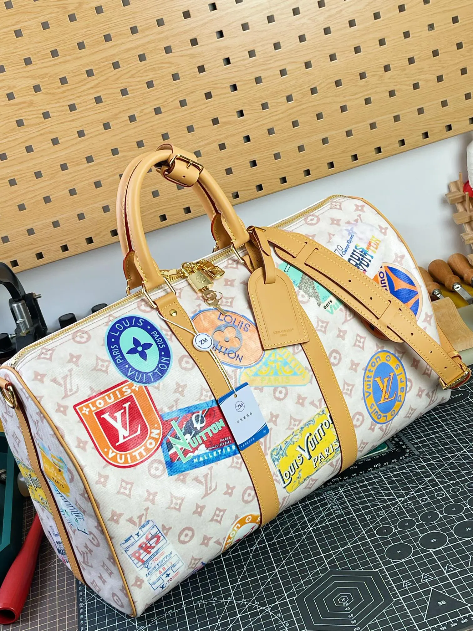 LV Keepall 牛皮 旅行袋 大容量旅行款