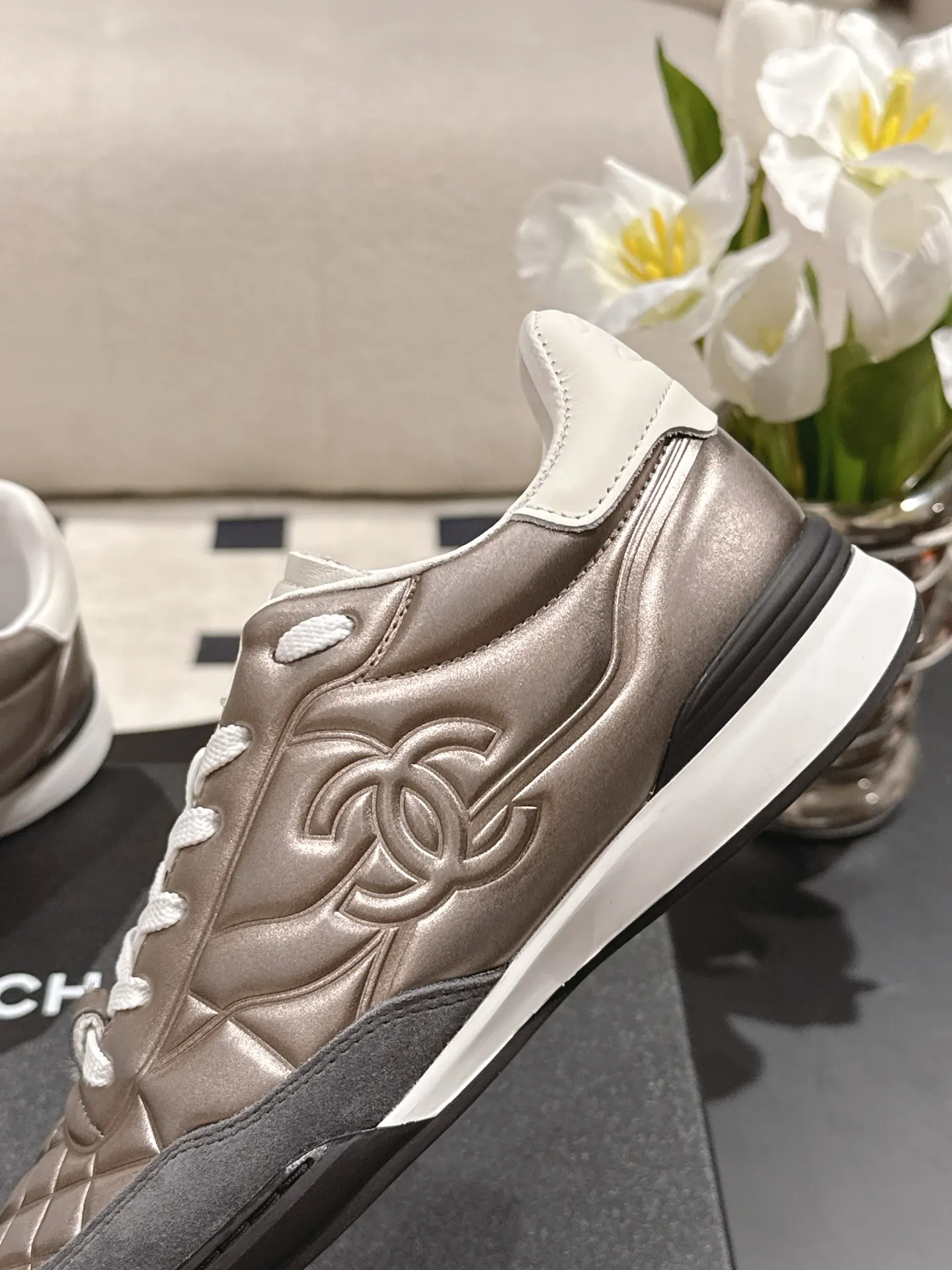 Chanel Sheepskin Shoes Sneakers Image 8 Chanel Sheepskin Shoes Sneakers Image 8