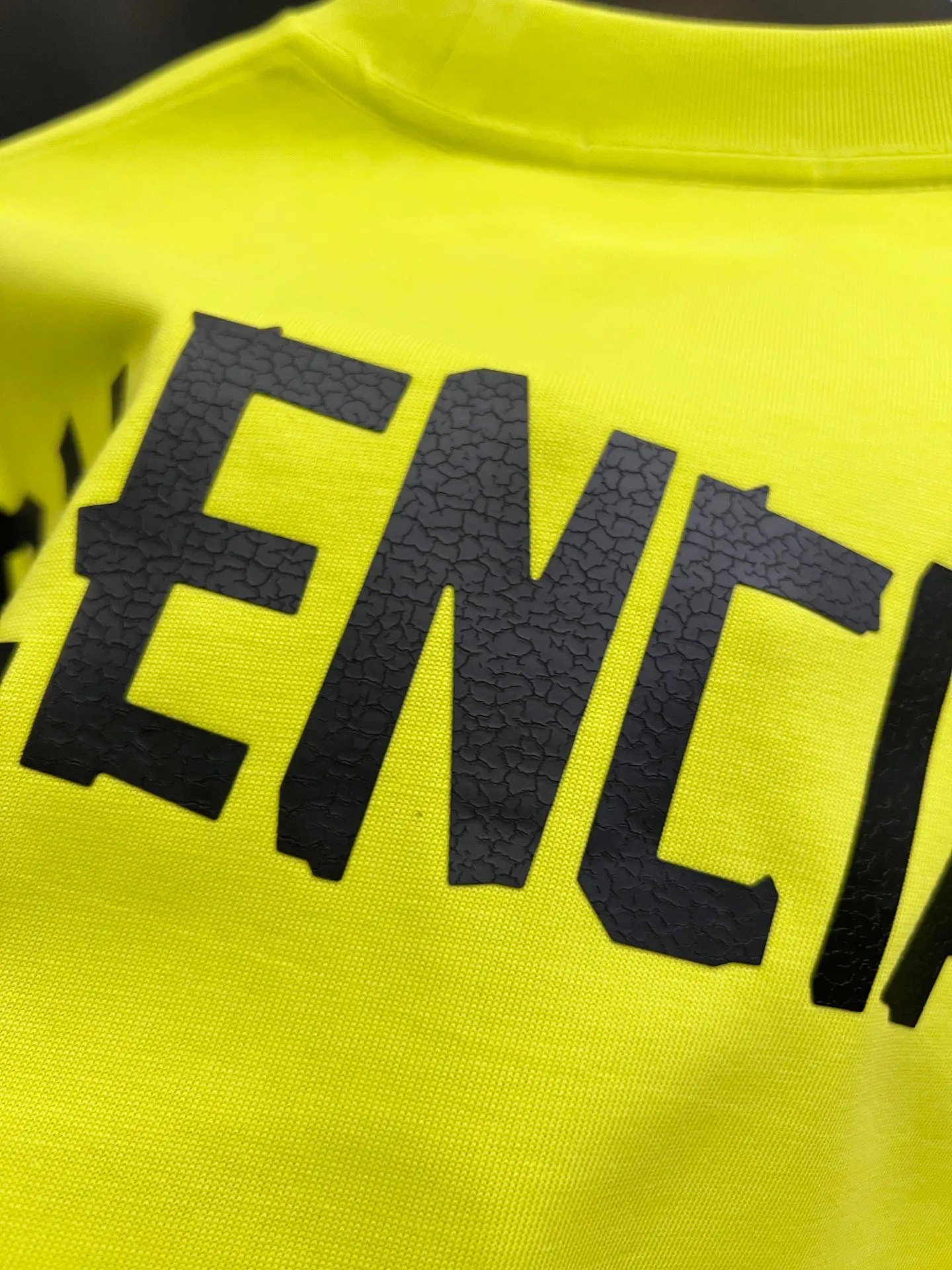 Balenciaga 黑色 纯棉 Logo 短袖T恤 宽松休闲