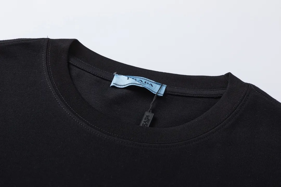 Prada 棉质 字母 Logo 短袖T恤