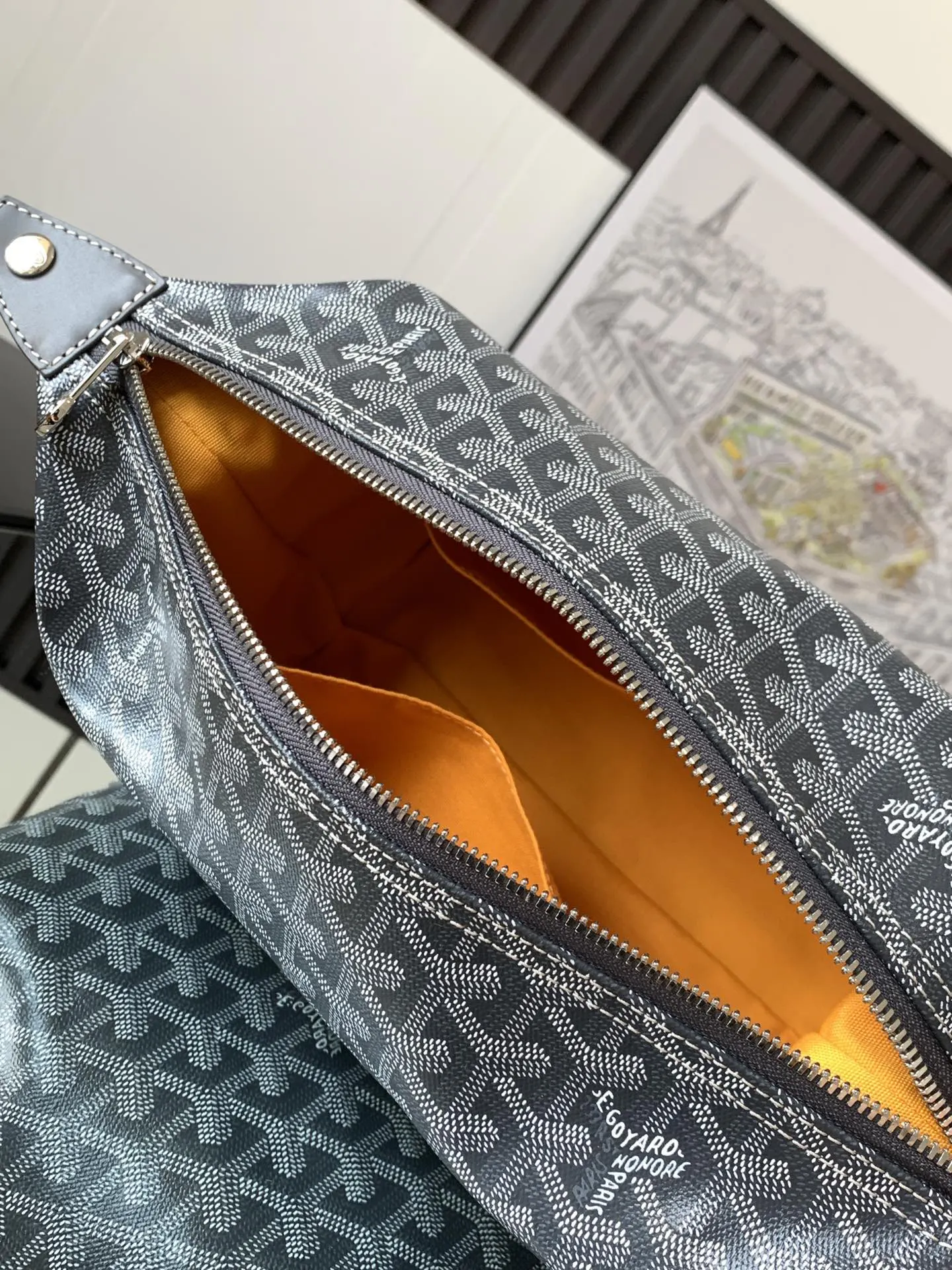 Gray Cosmetic Pouch Travel