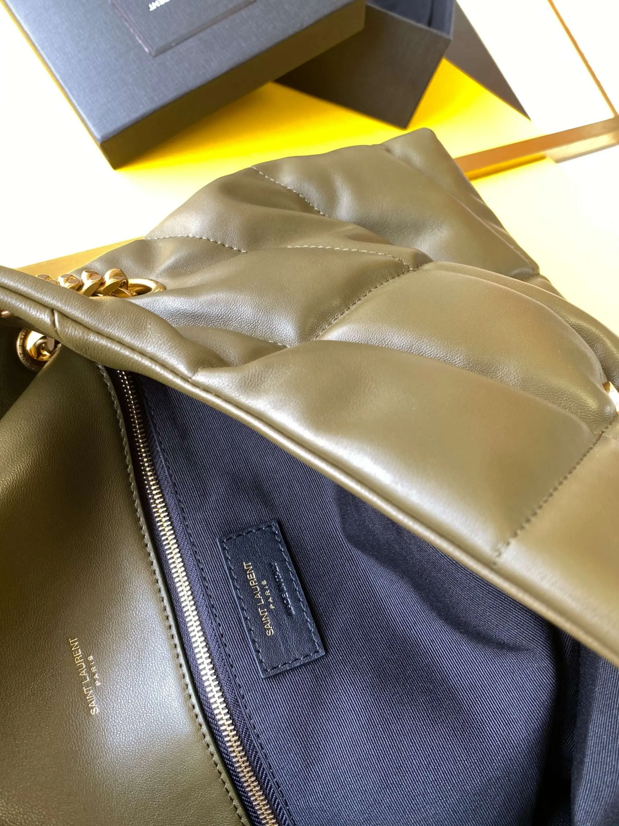 YSL 羊皮 链条包 精致链条款