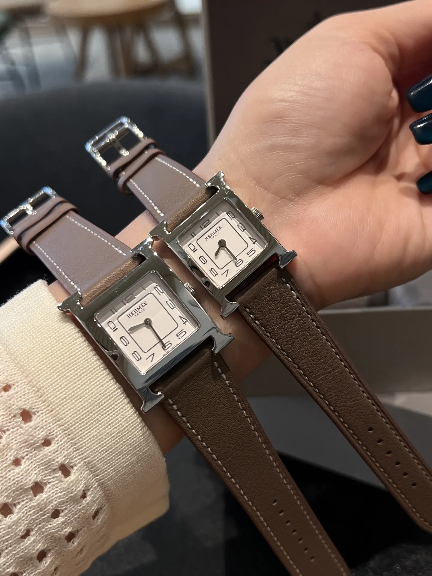 Hermès Leather Quartz Watch
