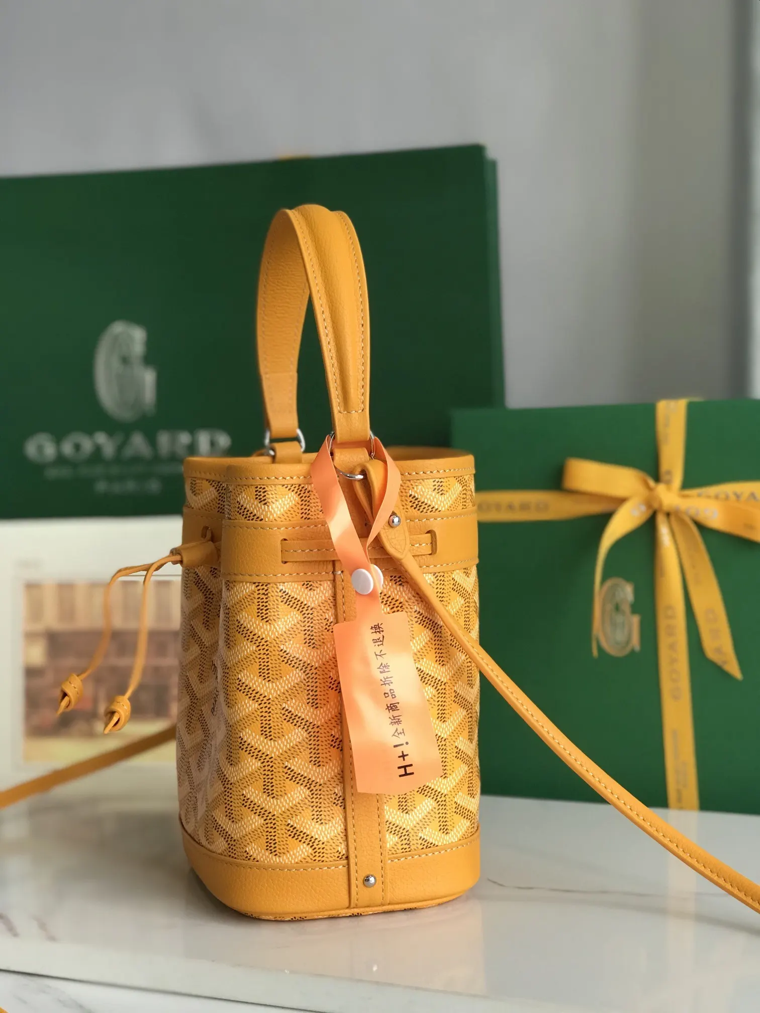 Goyard 皮革 × ×鼎鼎戈雅 水桶包 休闲水桶款