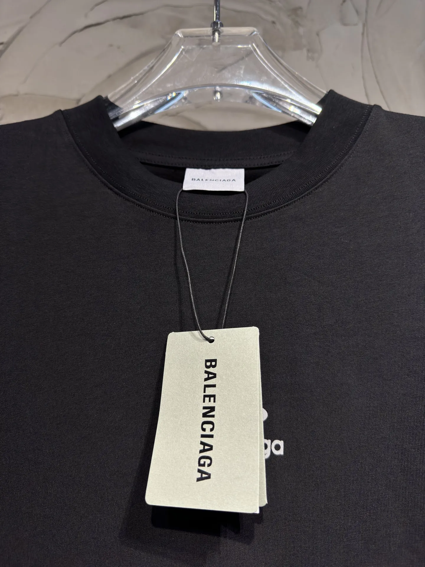 Balenciaga 26FW 黑色 印花 T恤