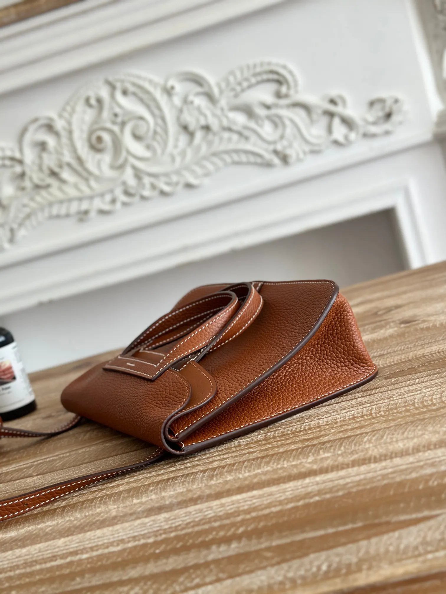 Hermès Halzan 金棕 Togo牛皮 手拿包 25cm 晚宴通勤