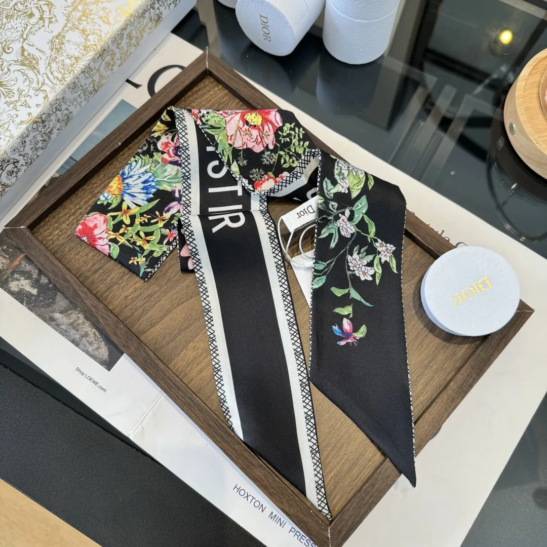 Dior 黑色 髮飾