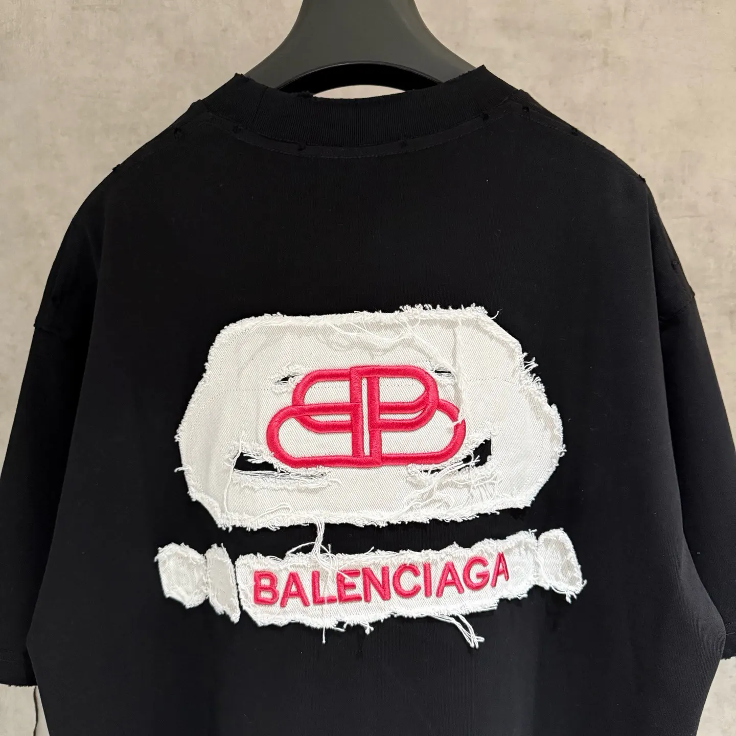 Balenciaga 25SS 刺繡 純棉 短袖T恤