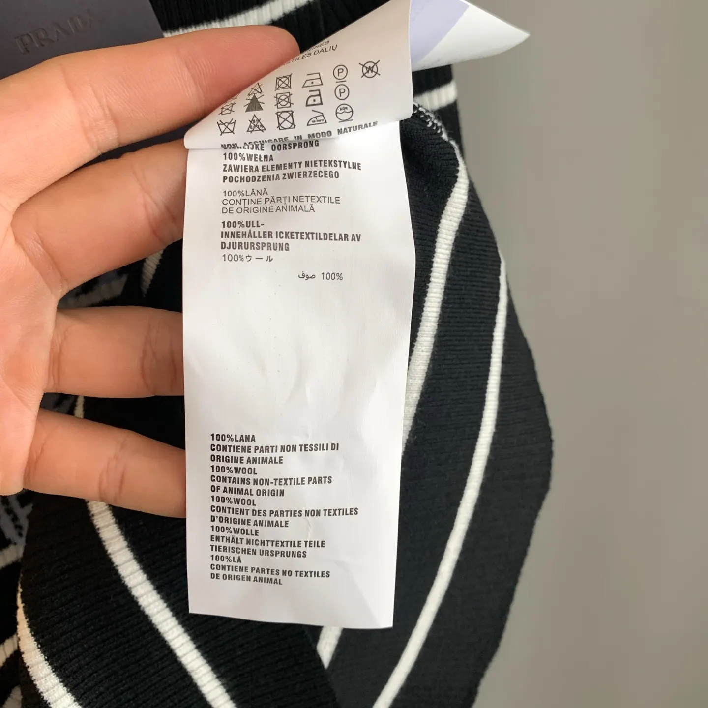 PRADA 针织 字母 Logo 针织衫 休闲百搭款