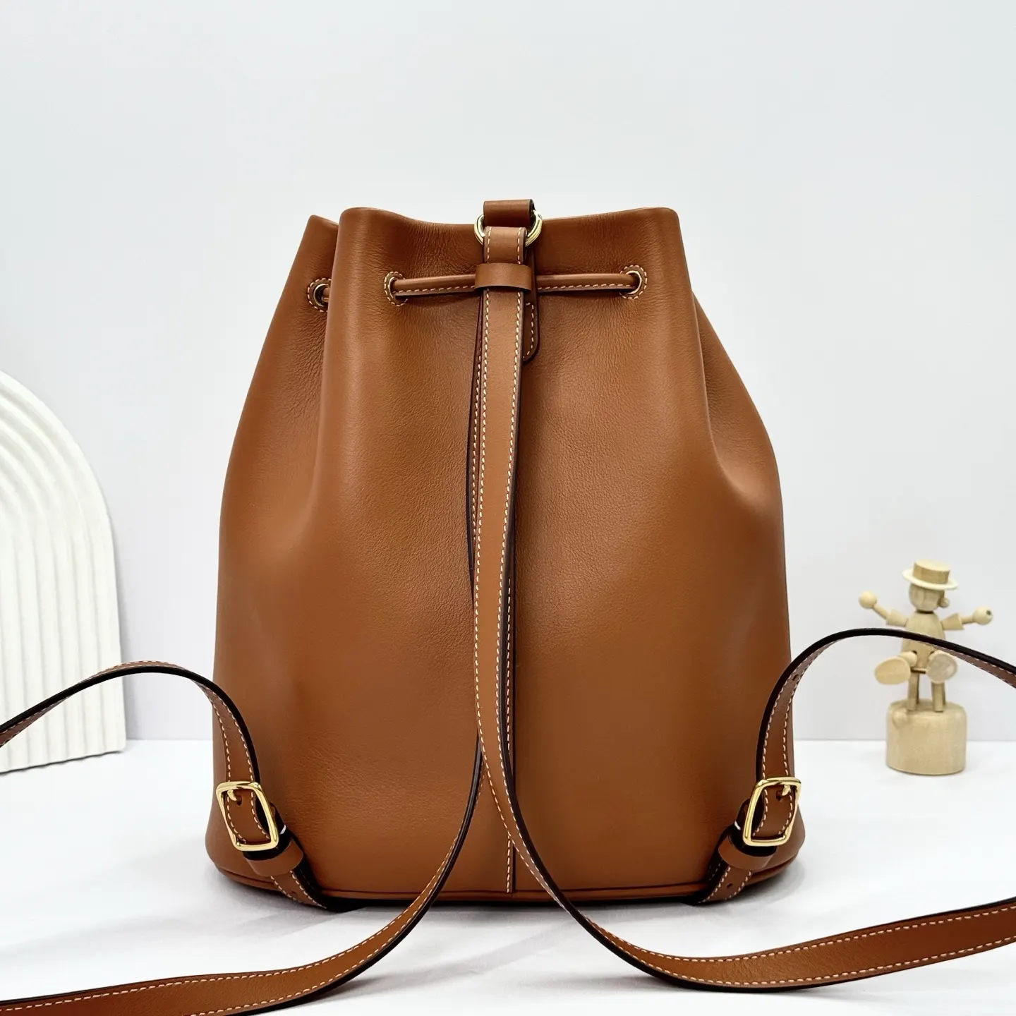Brown Backpack Leather