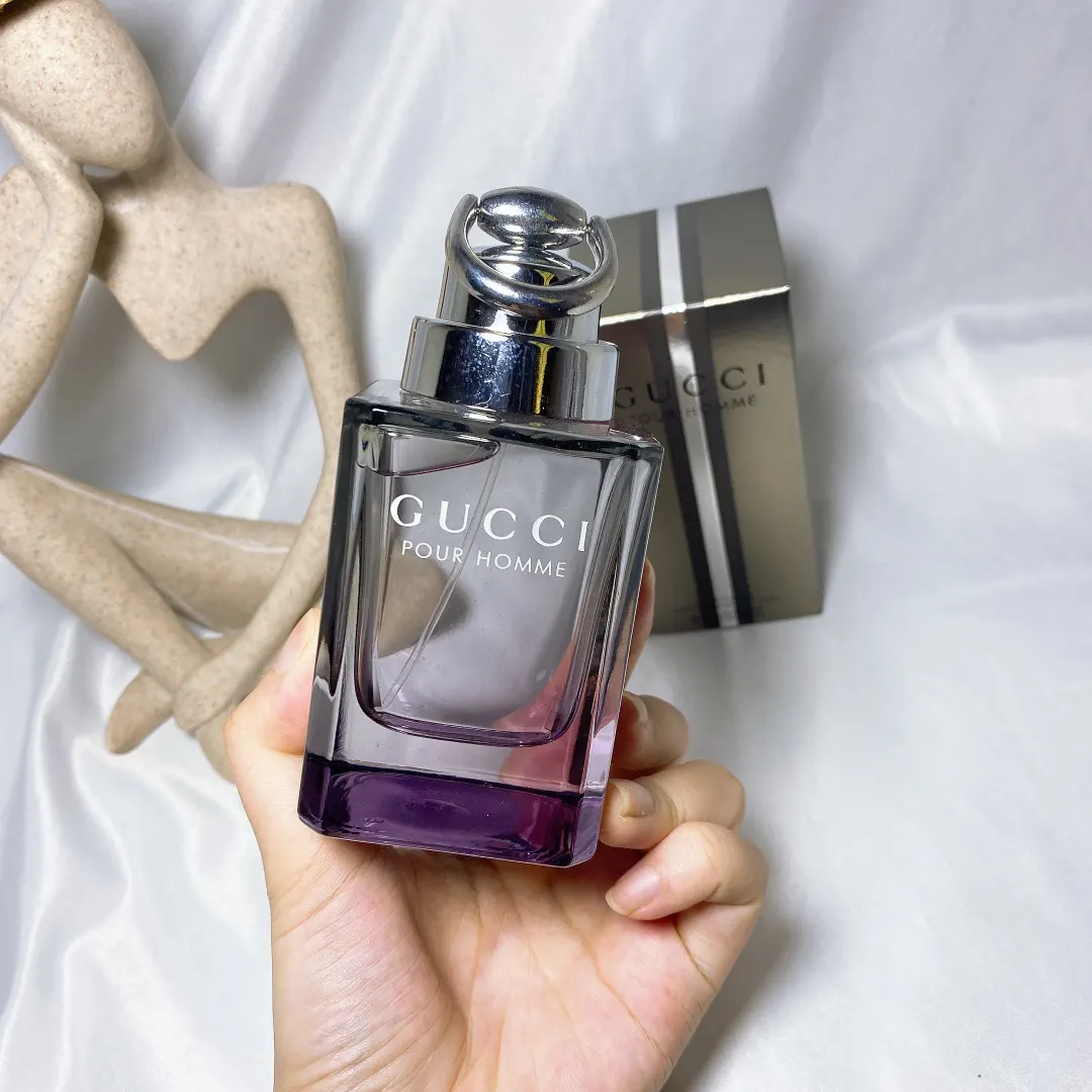 Gucci Guilty Pour Homme 灰紫色男士香水银盖礼装