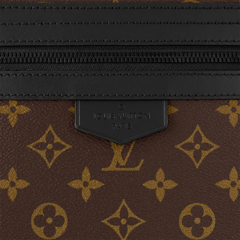 Monogram Organizer Pouch Travel Canvas