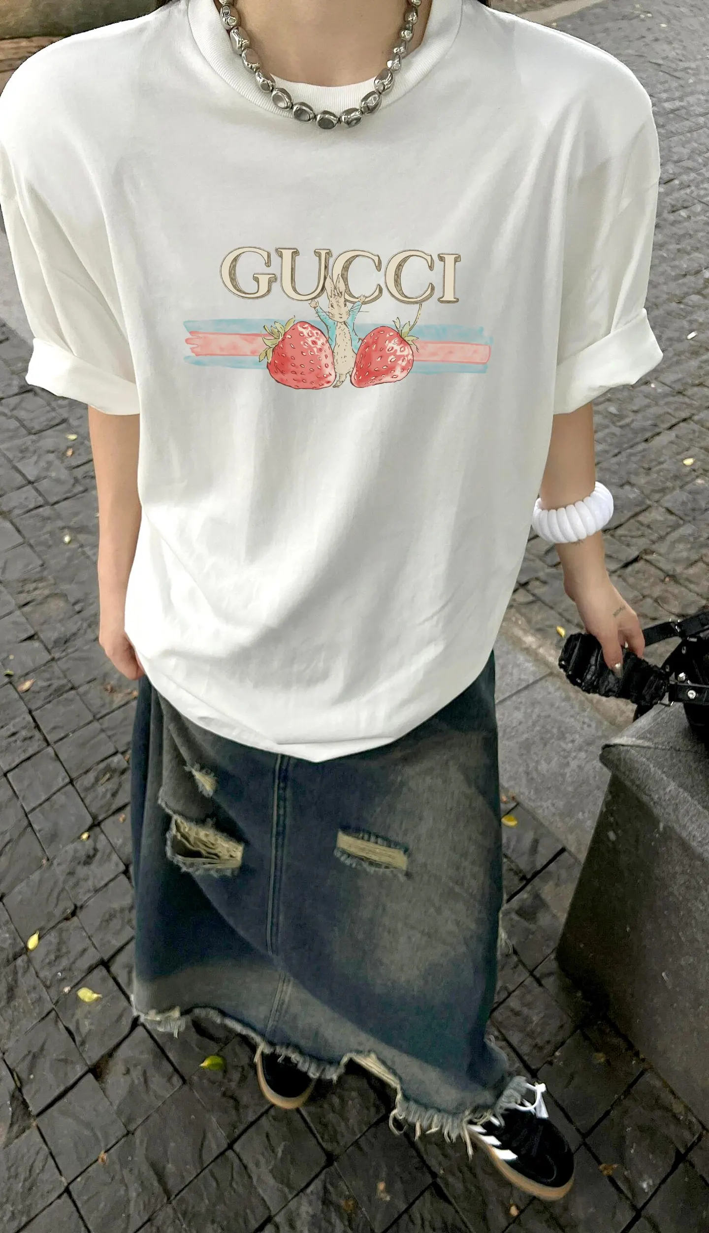 Gucci Logo印花短袖T恤
