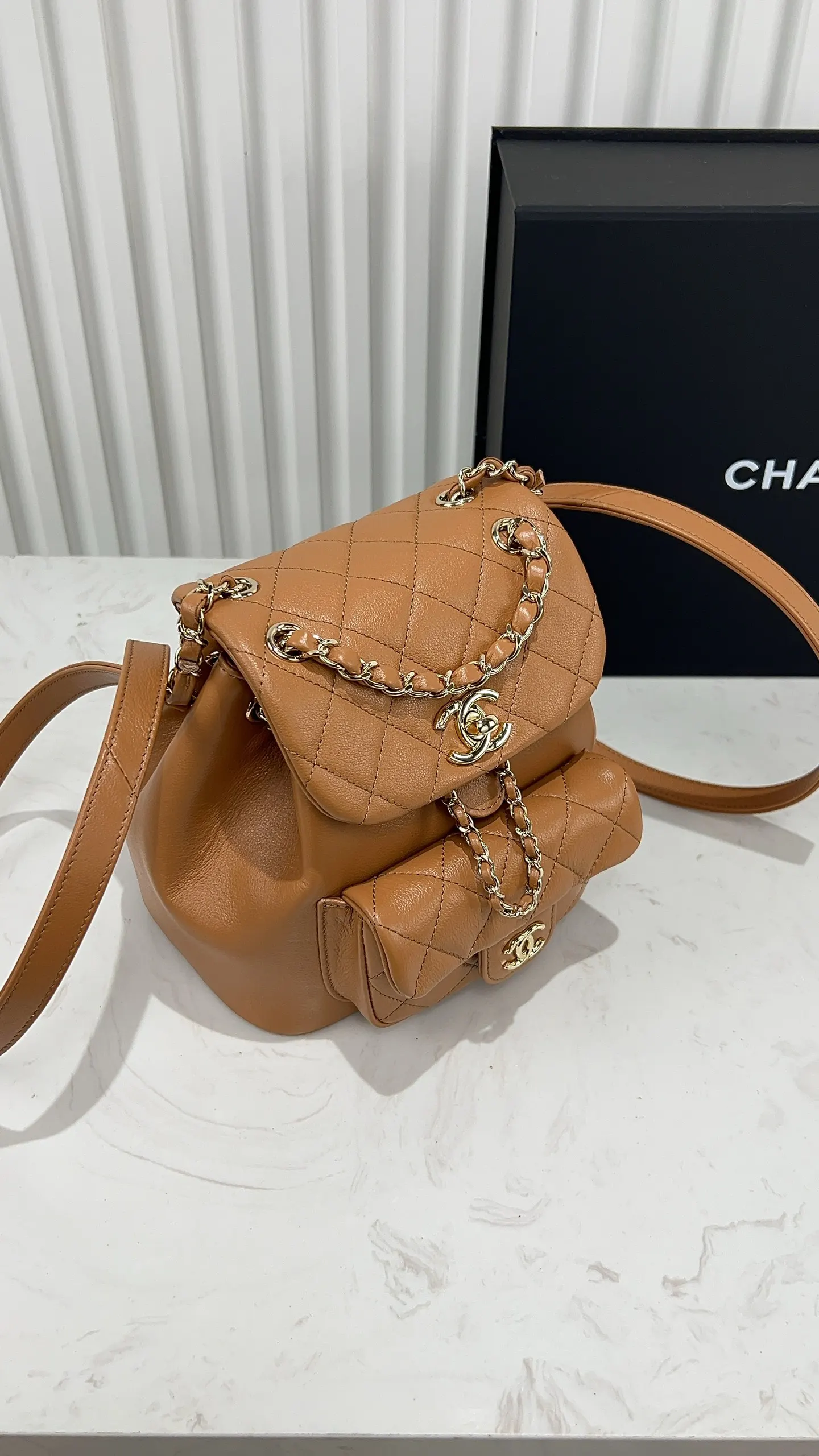 Chanel Backpack Leather