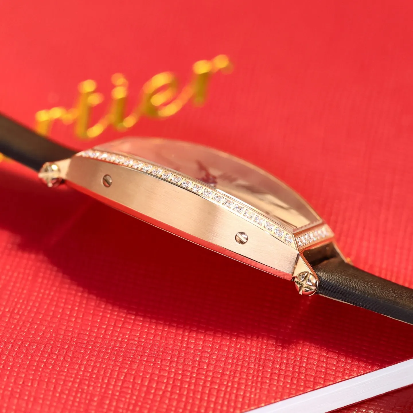 Cartier 黑色 銀色 手錶 經典腕表款