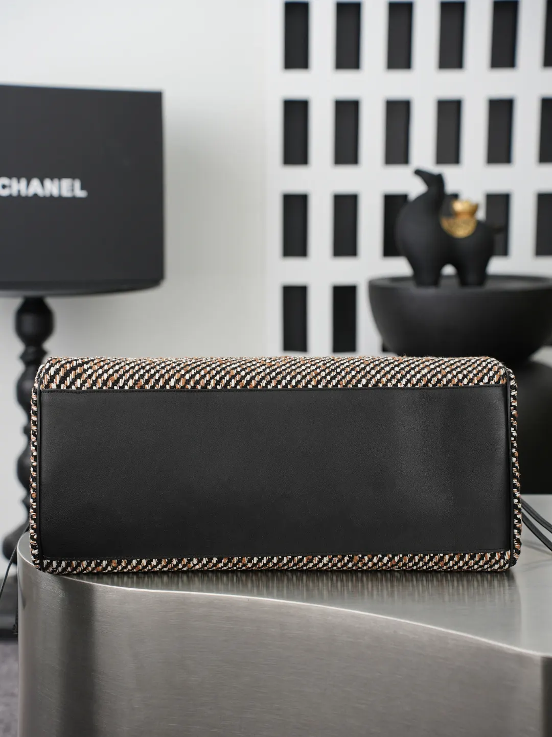 Black Tote Bag Leather