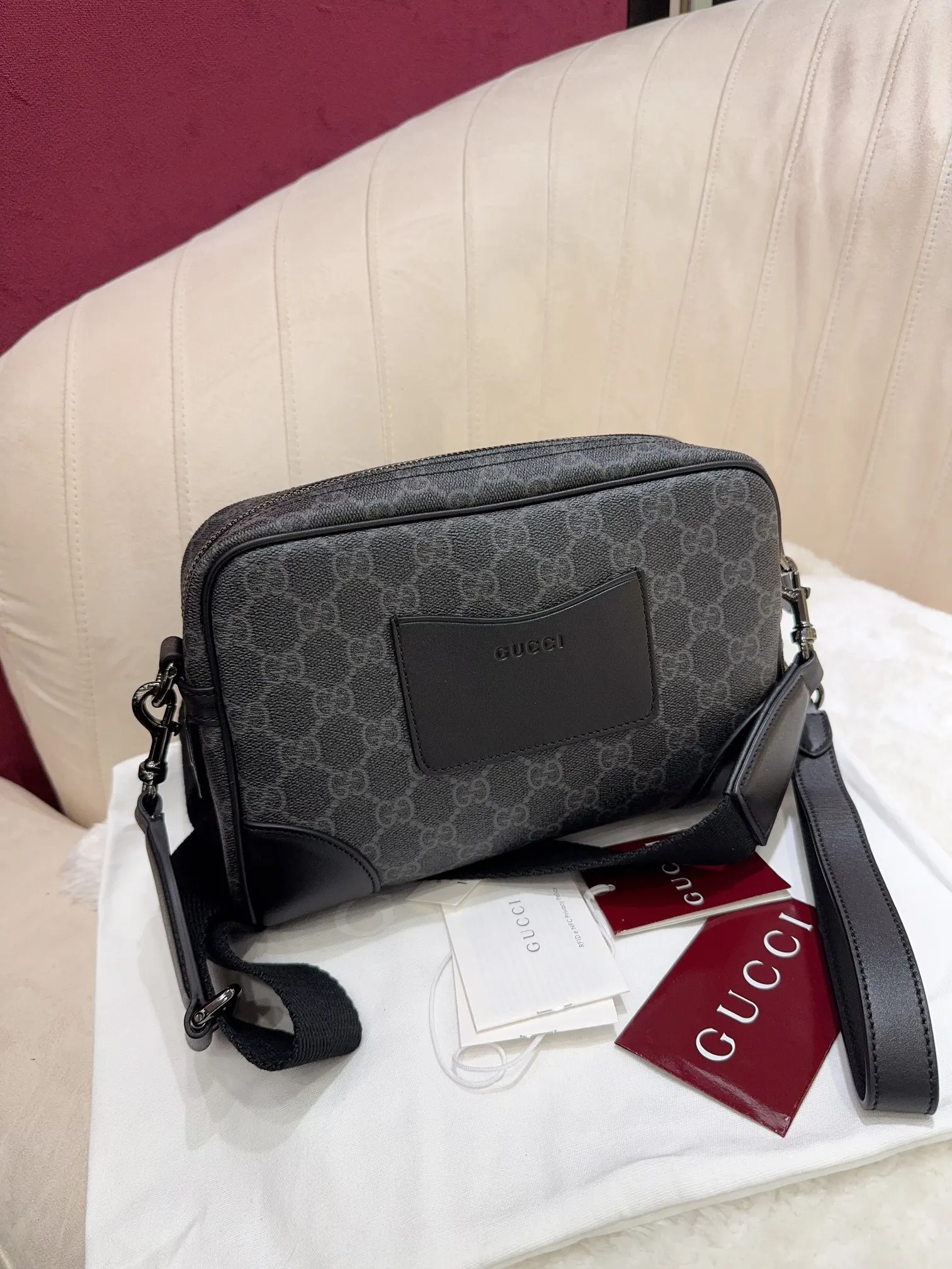 Gucci 黑色 手提包