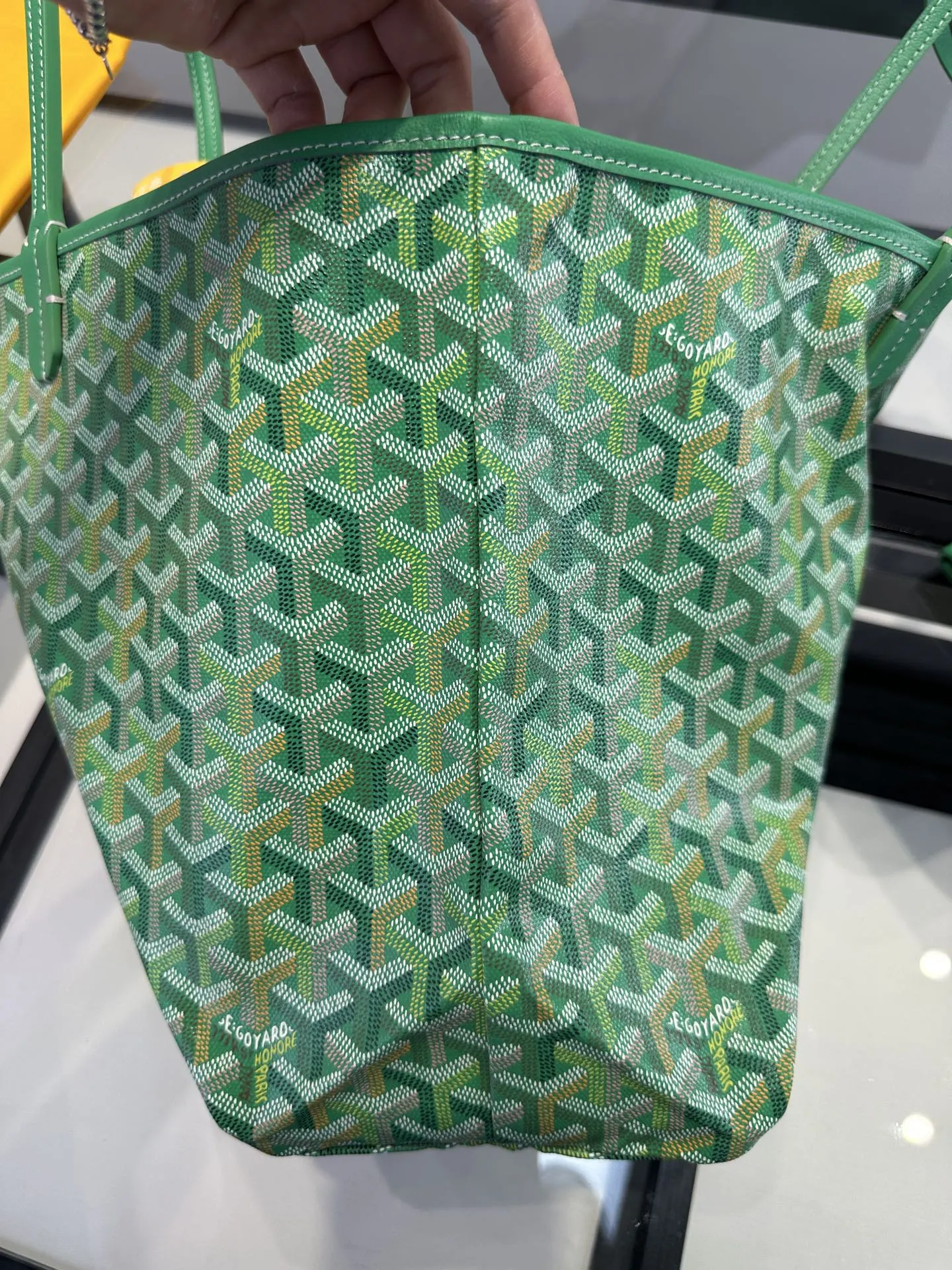 Goyard 戈雅 托特包购物袋 四季炫彩限定色 草地綠 大容量托特款