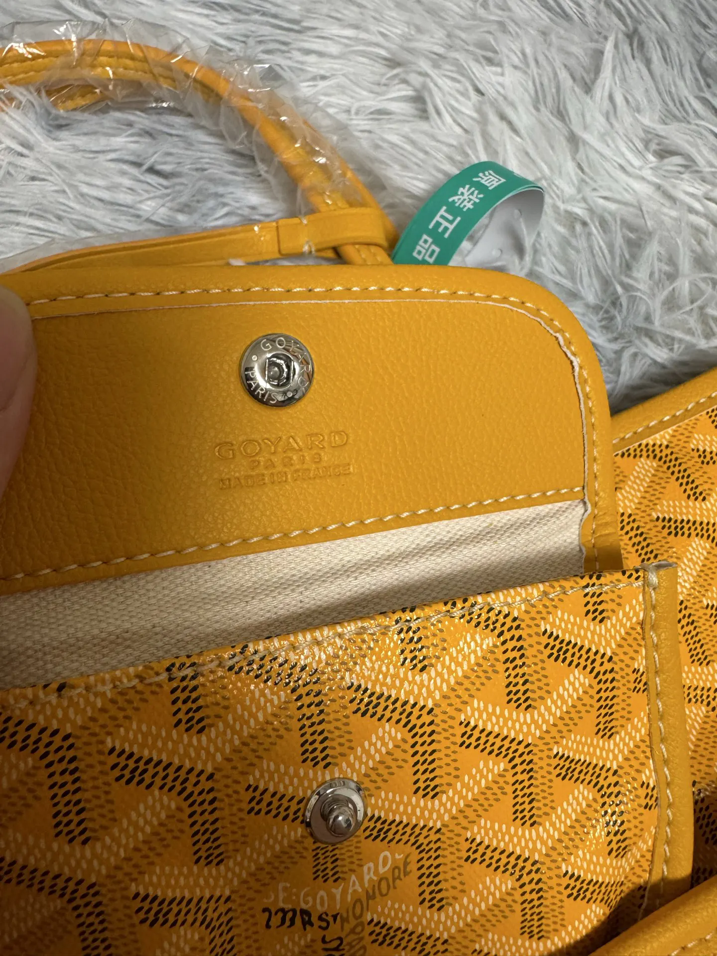 Yellow Tote Bag Leather