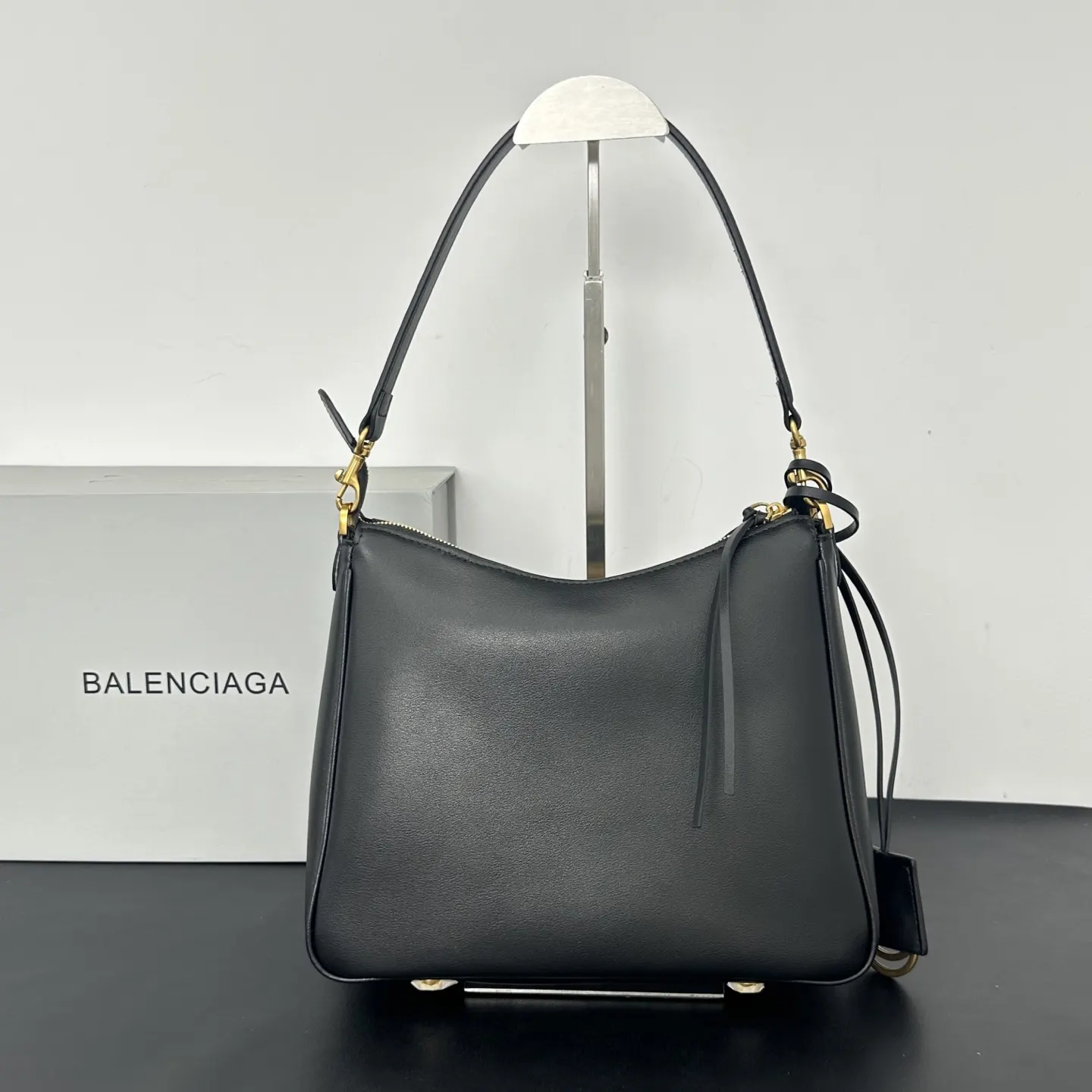 Balenciaga Rodeo Leather Hobo Bag