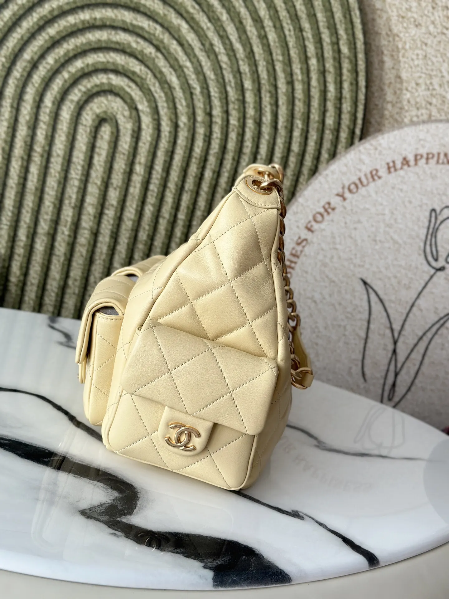 White Chain Bag