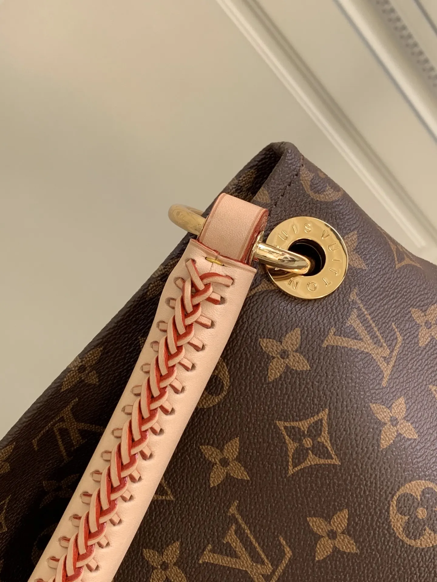 金色 帆布 海 外‬单 独实家‬拍 Artsy 中号 腋下包 復古腋下背款