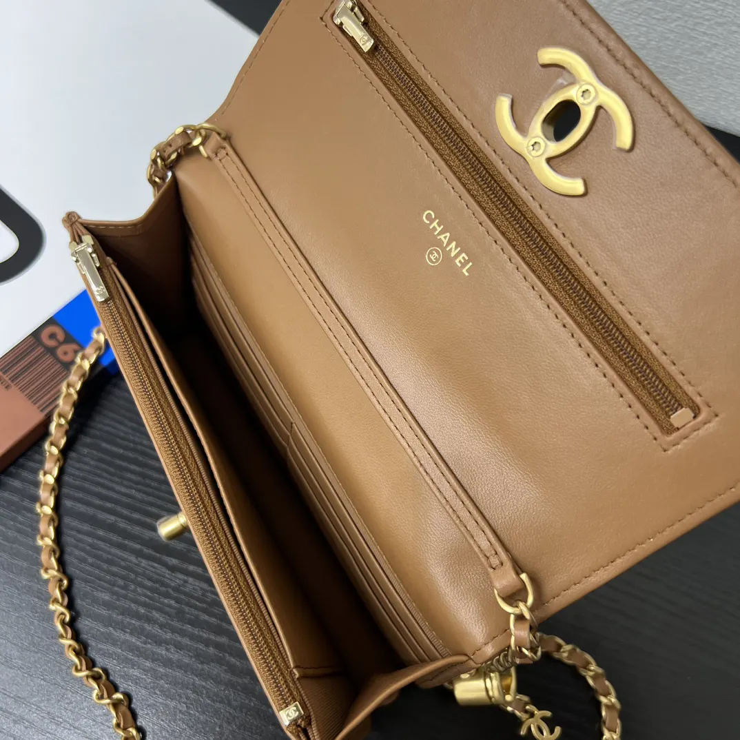 Chanel 小羊皮19 Bag鏈條包 單肩斜挎