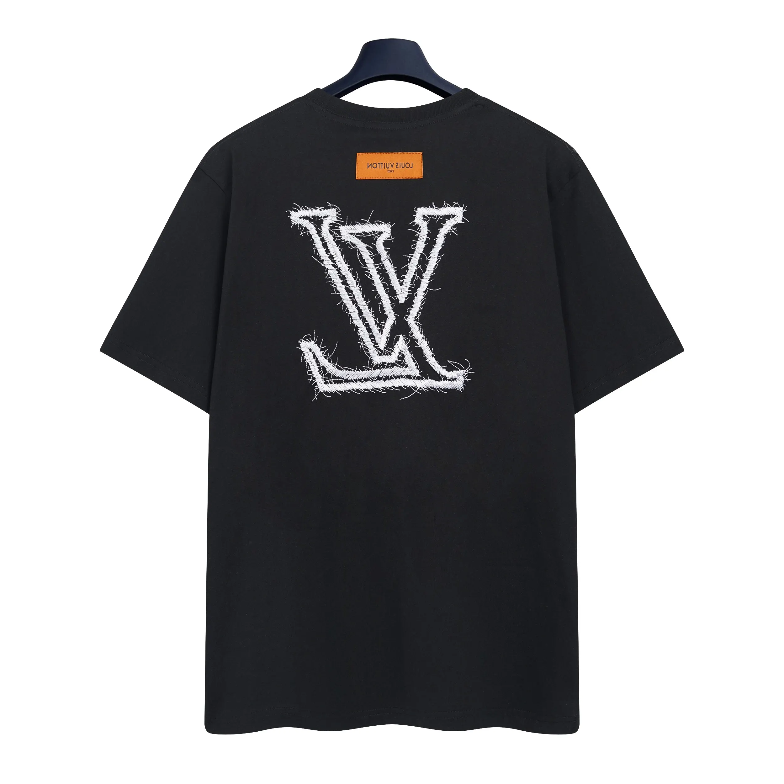 Louis Vuitton 黑色 Logo 字母 短袖T恤