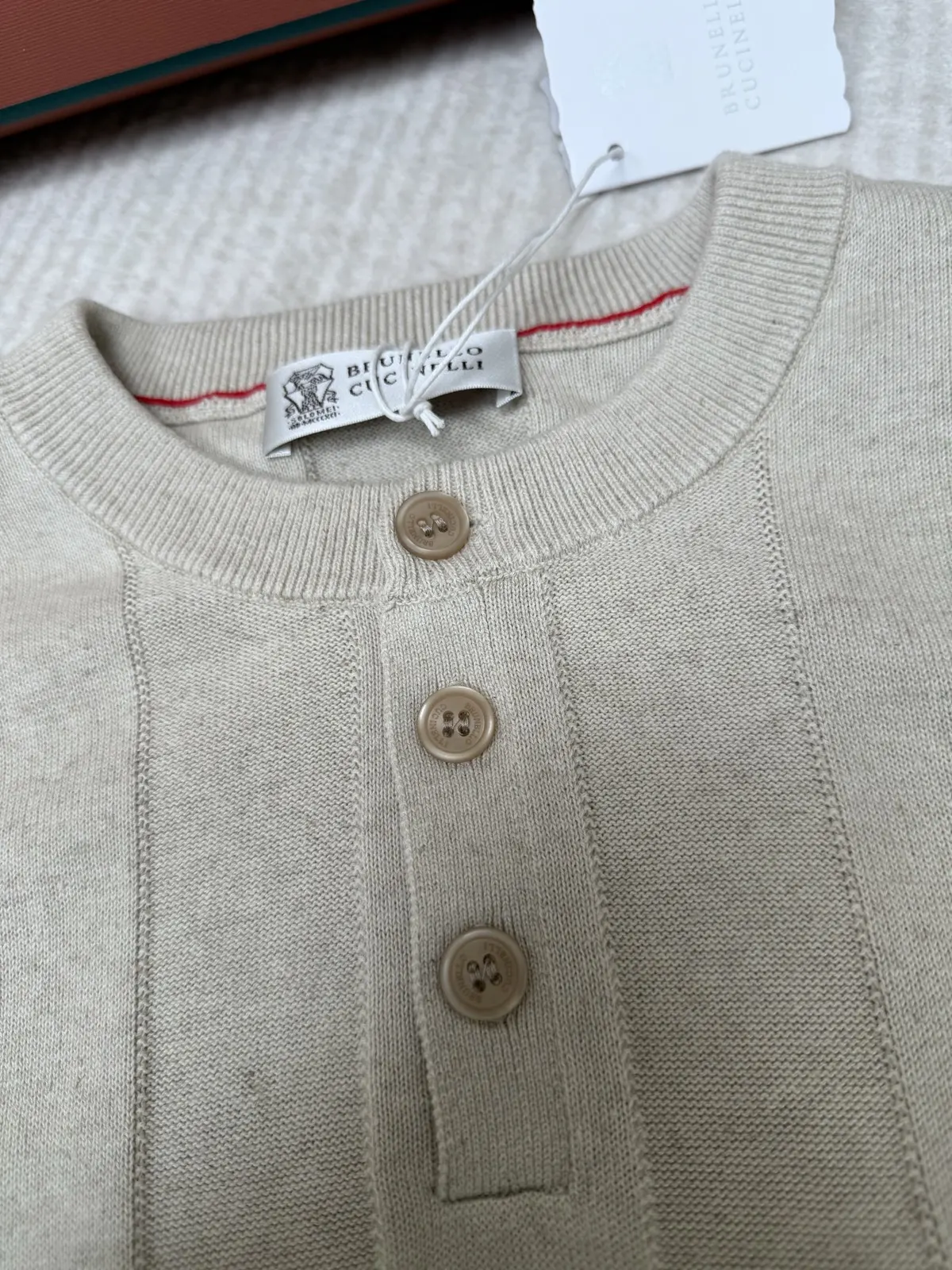 Brunello Cucinelli 米色 提花 針織衫 質感針織款(數字5) Brunello Cucinelli 米色 提花 針織衫 質感針織款(數字5)