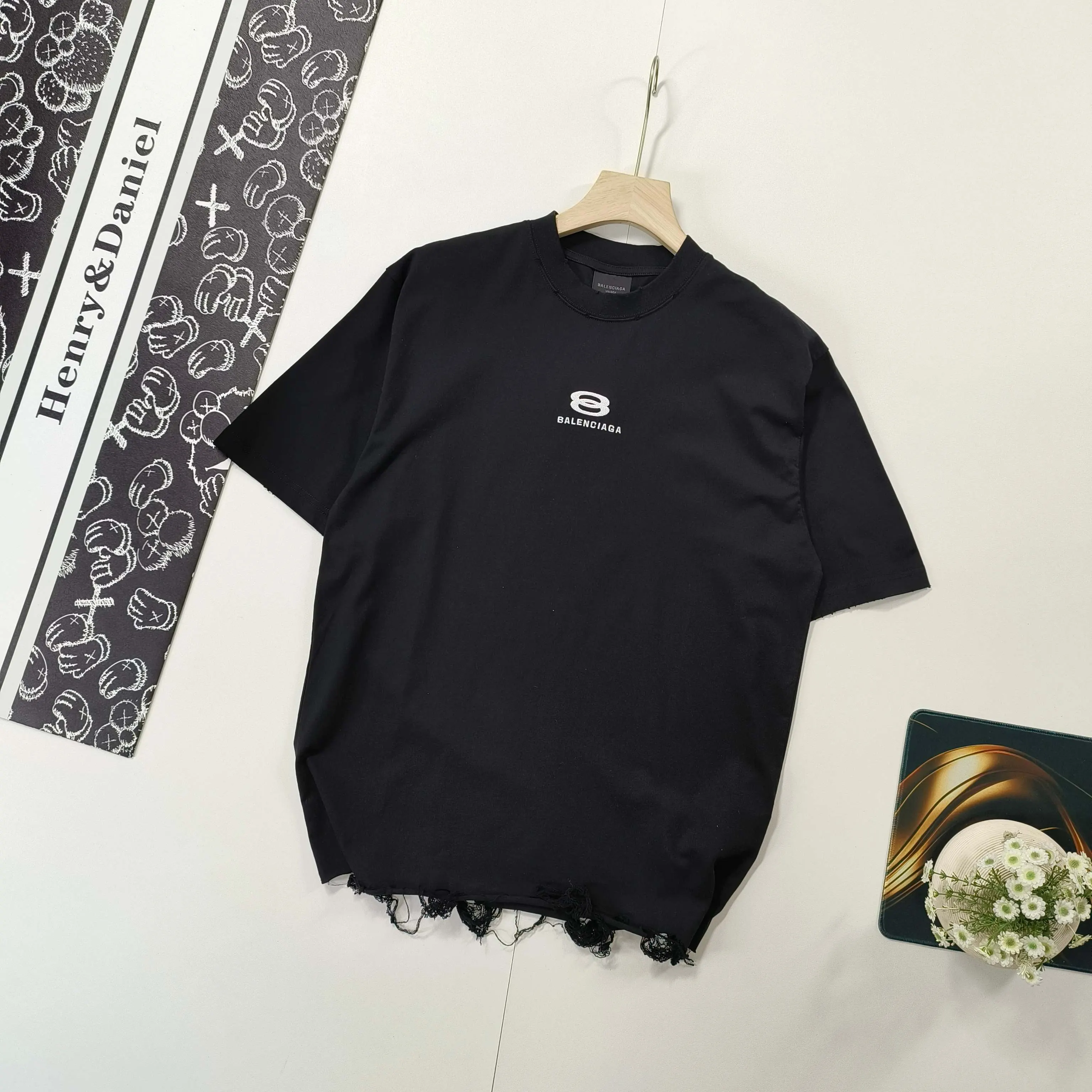 Balenciaga Logo Short Sleeve T-Shirt Street