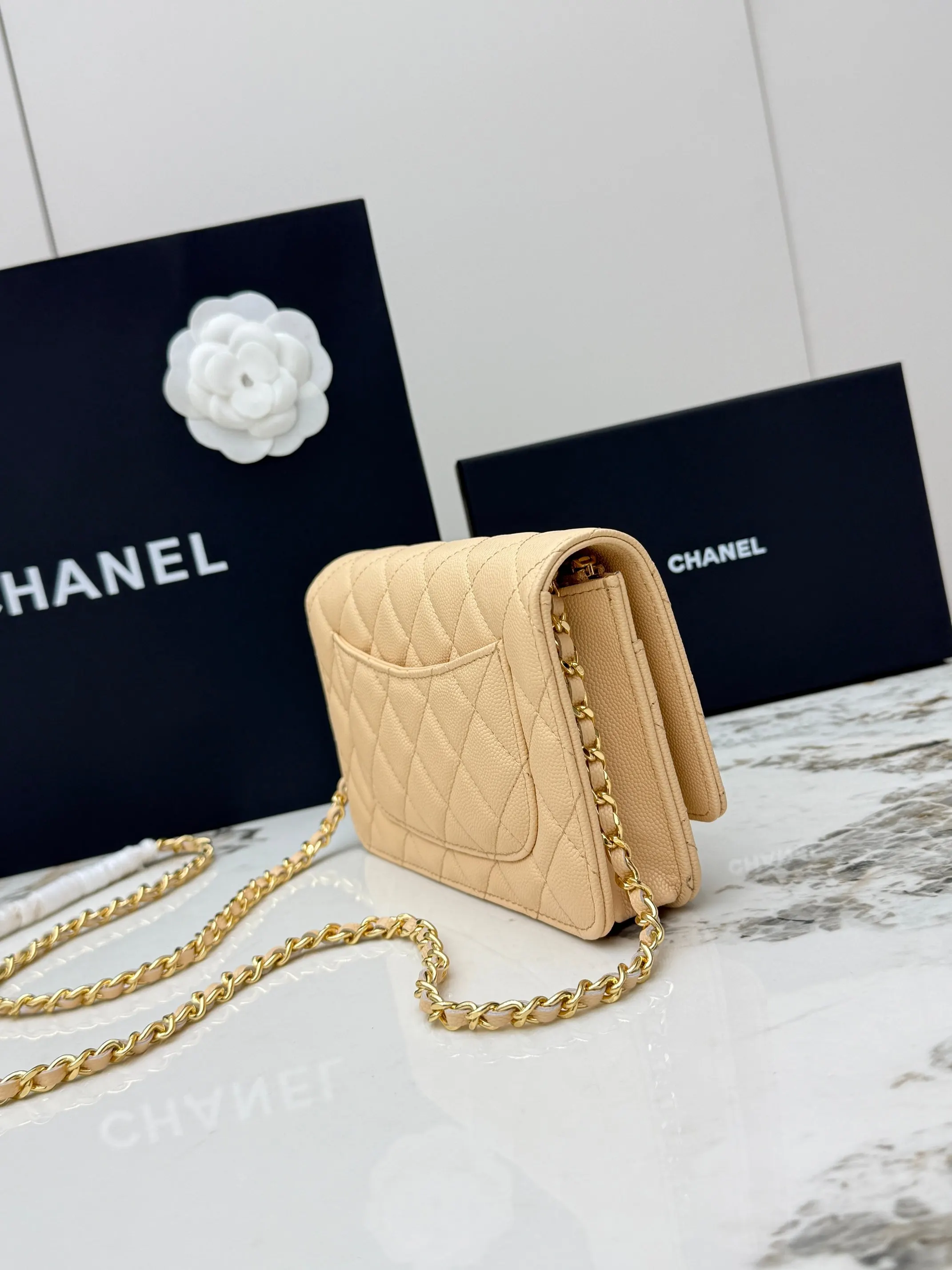 CHANEL 小牛皮 鏈條包 精致鏈條款