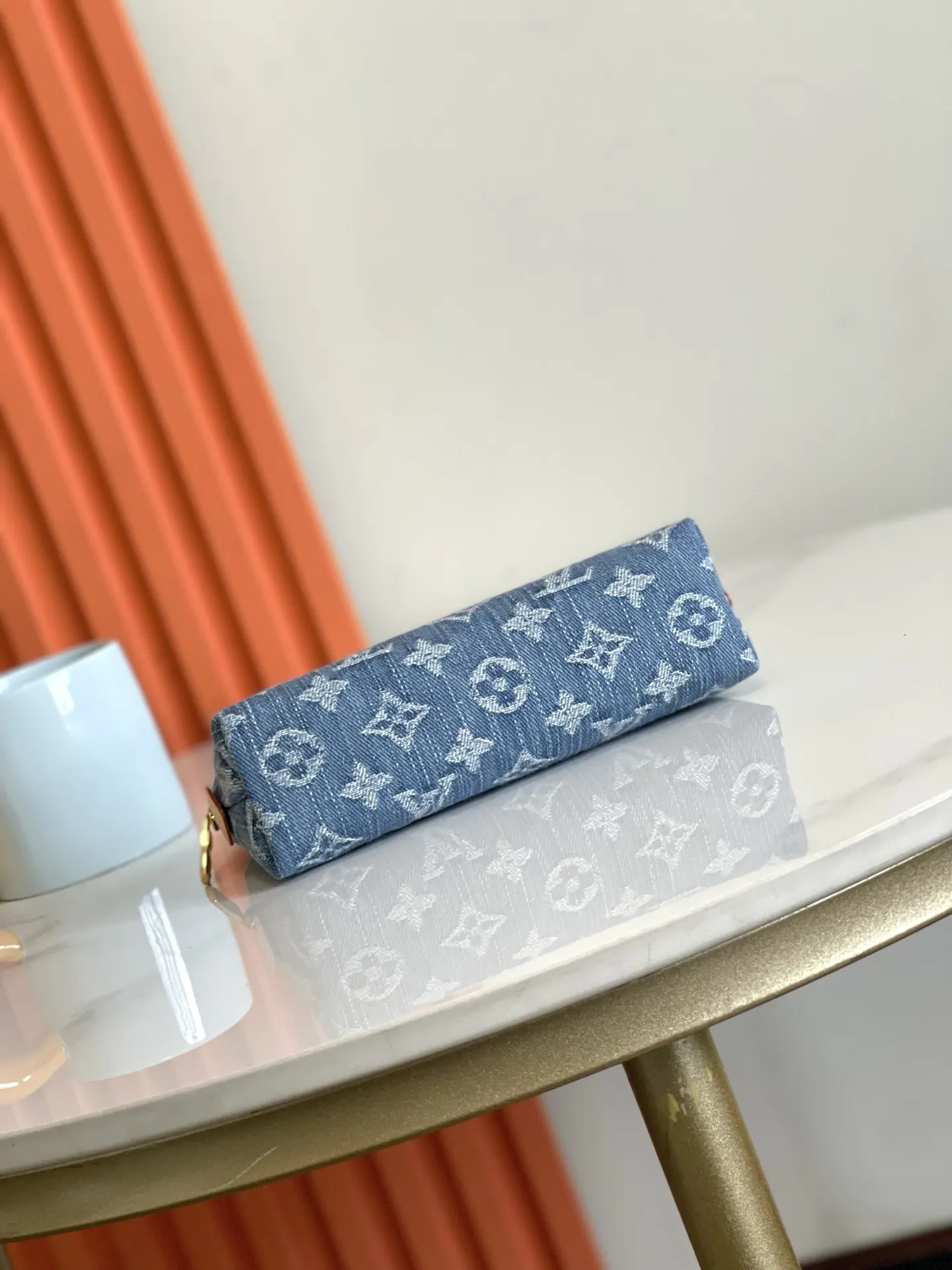 LV 丹宁 Mo化妝包 便携收納款