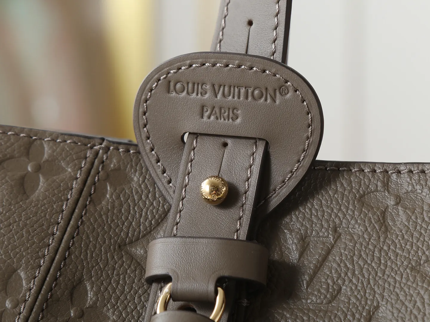 LV Embossed Tote Bag Image 7 LV Embossed Tote Bag Image 7