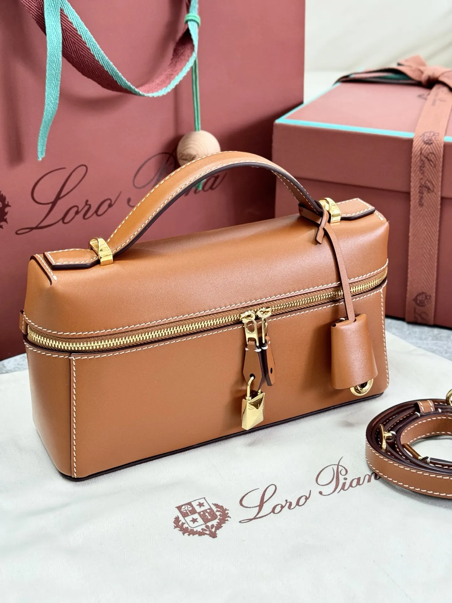 Brown Crossbody Bag Lightweight Leather