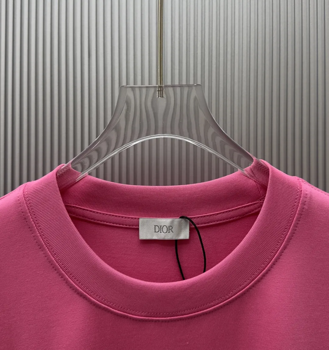 Dior 粉色 T恤